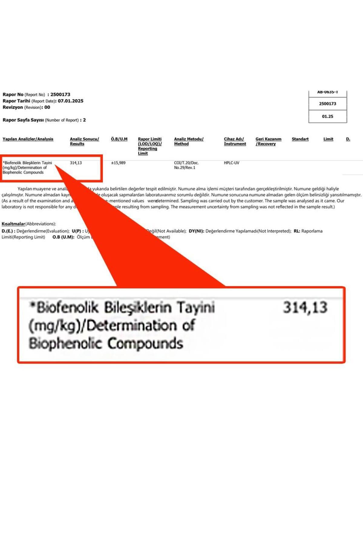 Yüksek Polifenollü Zeytinyağı 300+ Plus 250 ml - 3