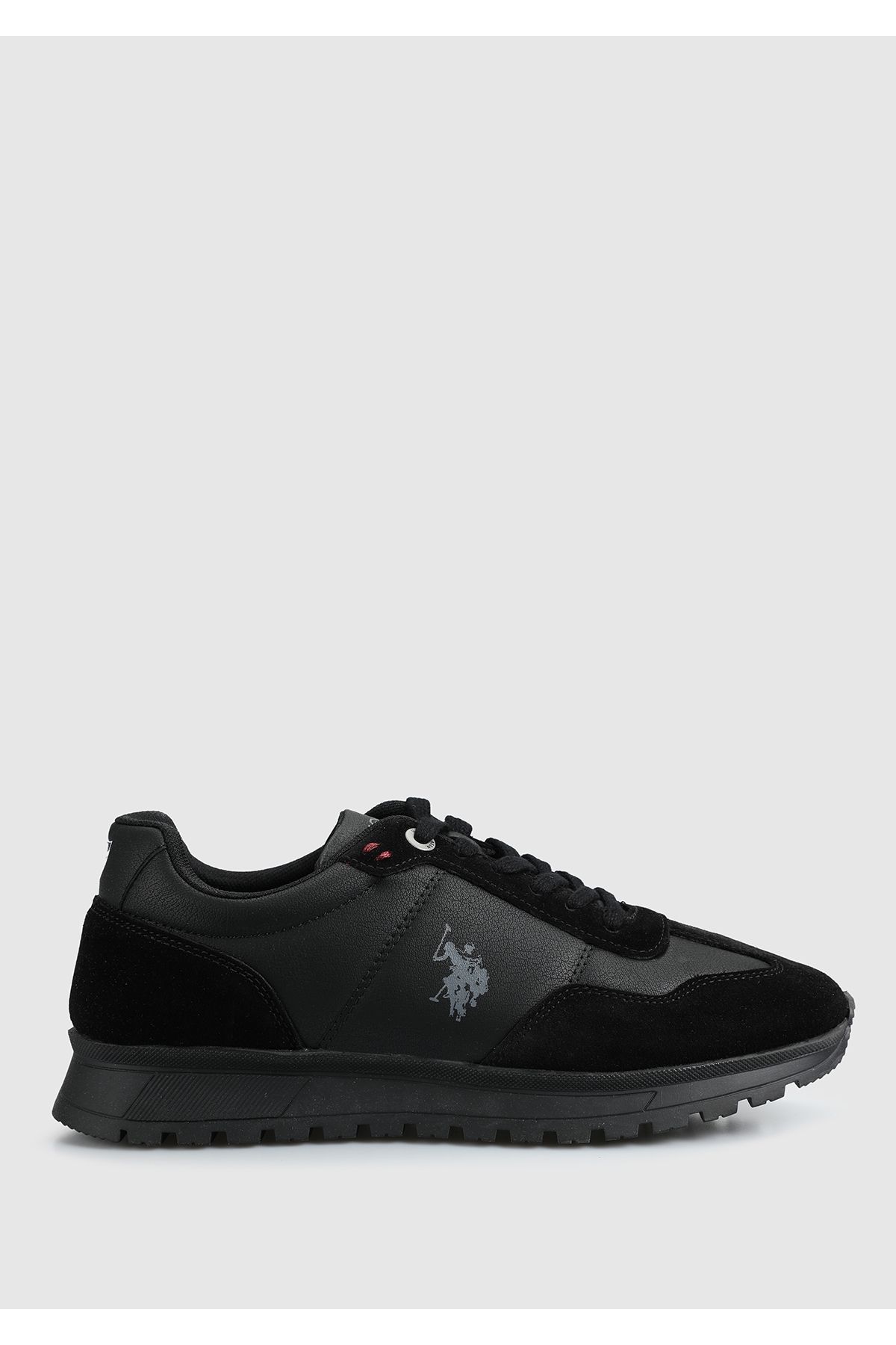 کفش ورزشی مردانه چرمی مشکی Sheven U.S. Polo Assn.