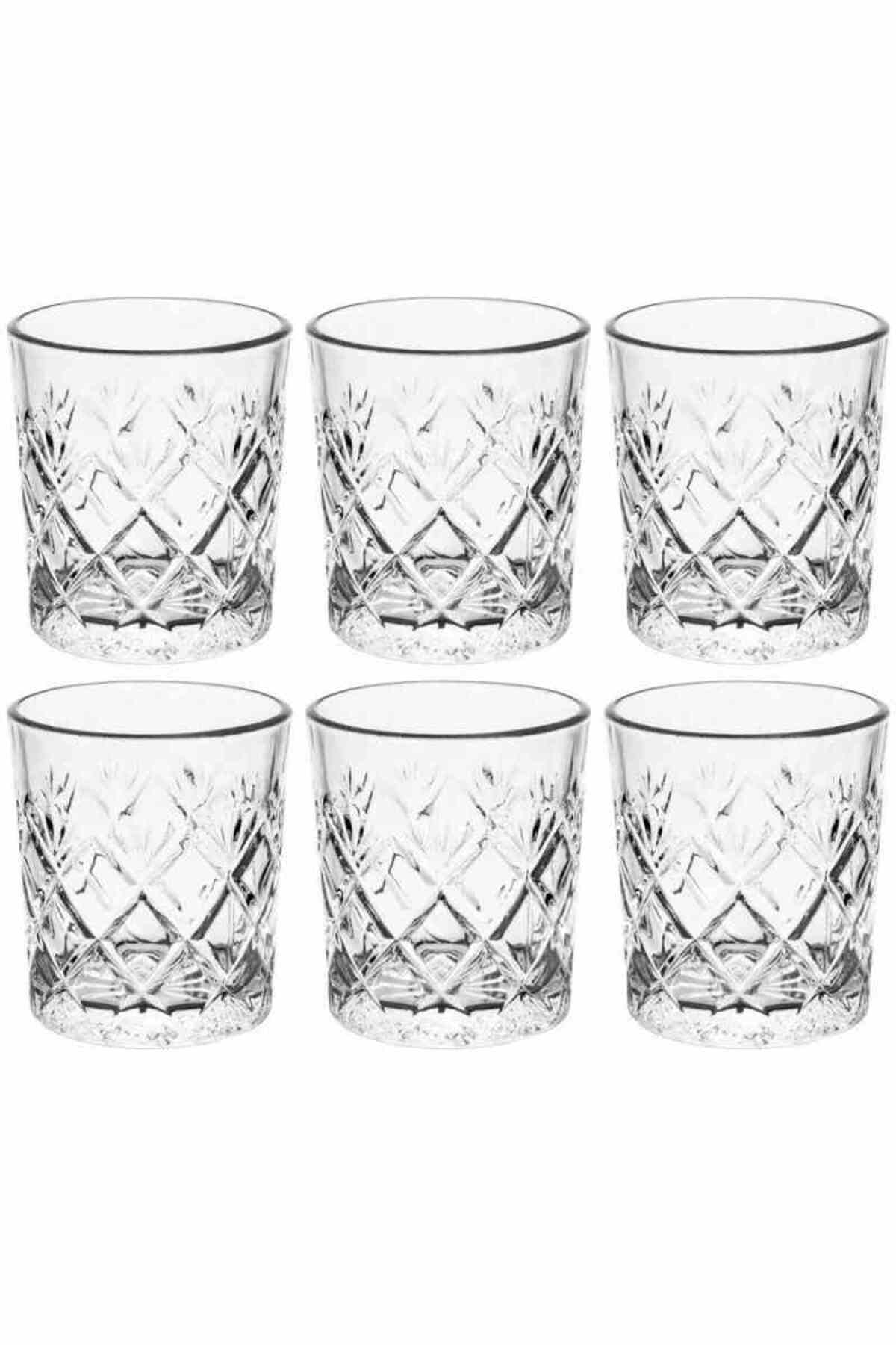 Excellent Houseware-EXCELENT ground whiskey glasses set of 6 1