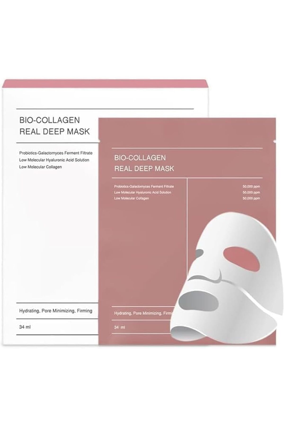 Biodance-Bio-Collagen Real Deep Mask 4PCS, Hydrating Over Night, Facial Sheet Mask, Pore Minimising, Fi 1
