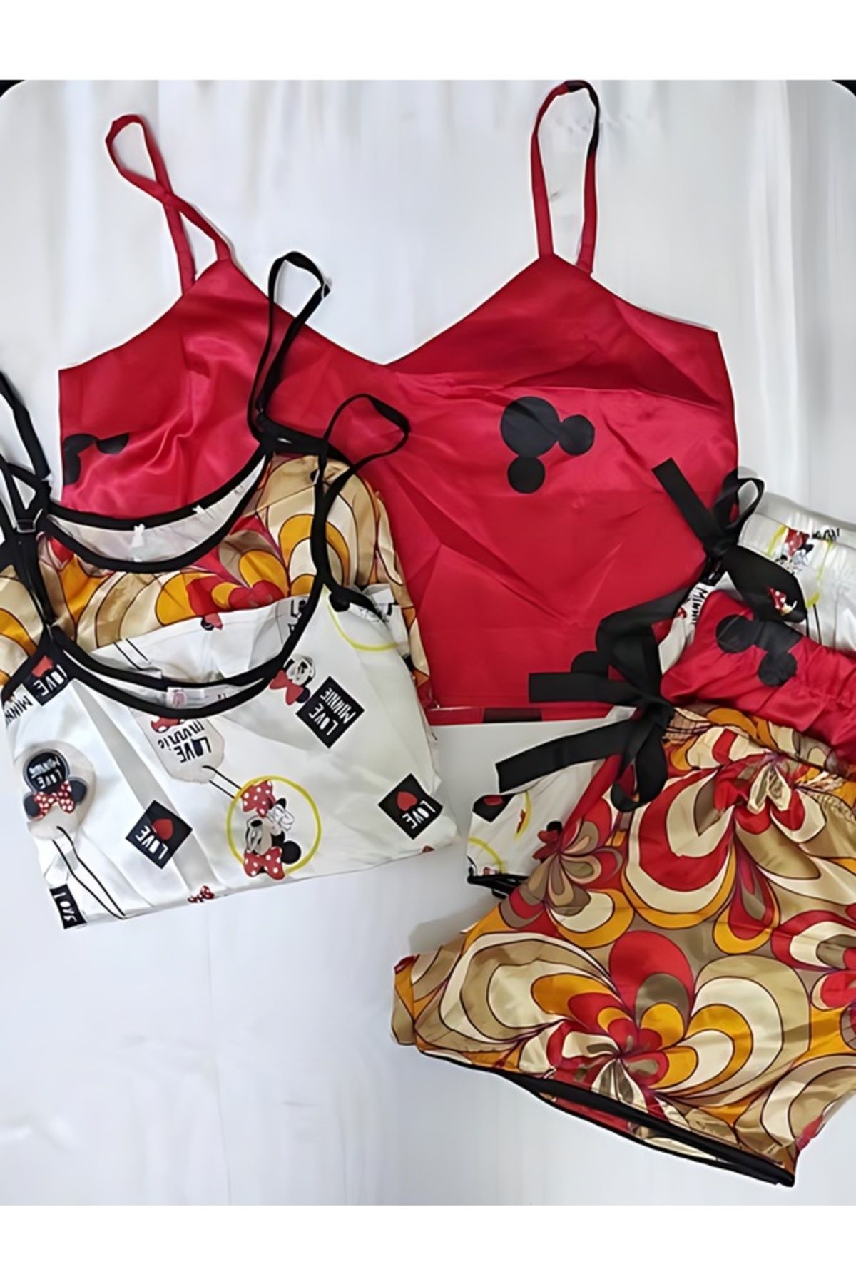 PEMBİŞ HOMEWEAR 3 LÜ ŞORT TAKIMI Kod TK007