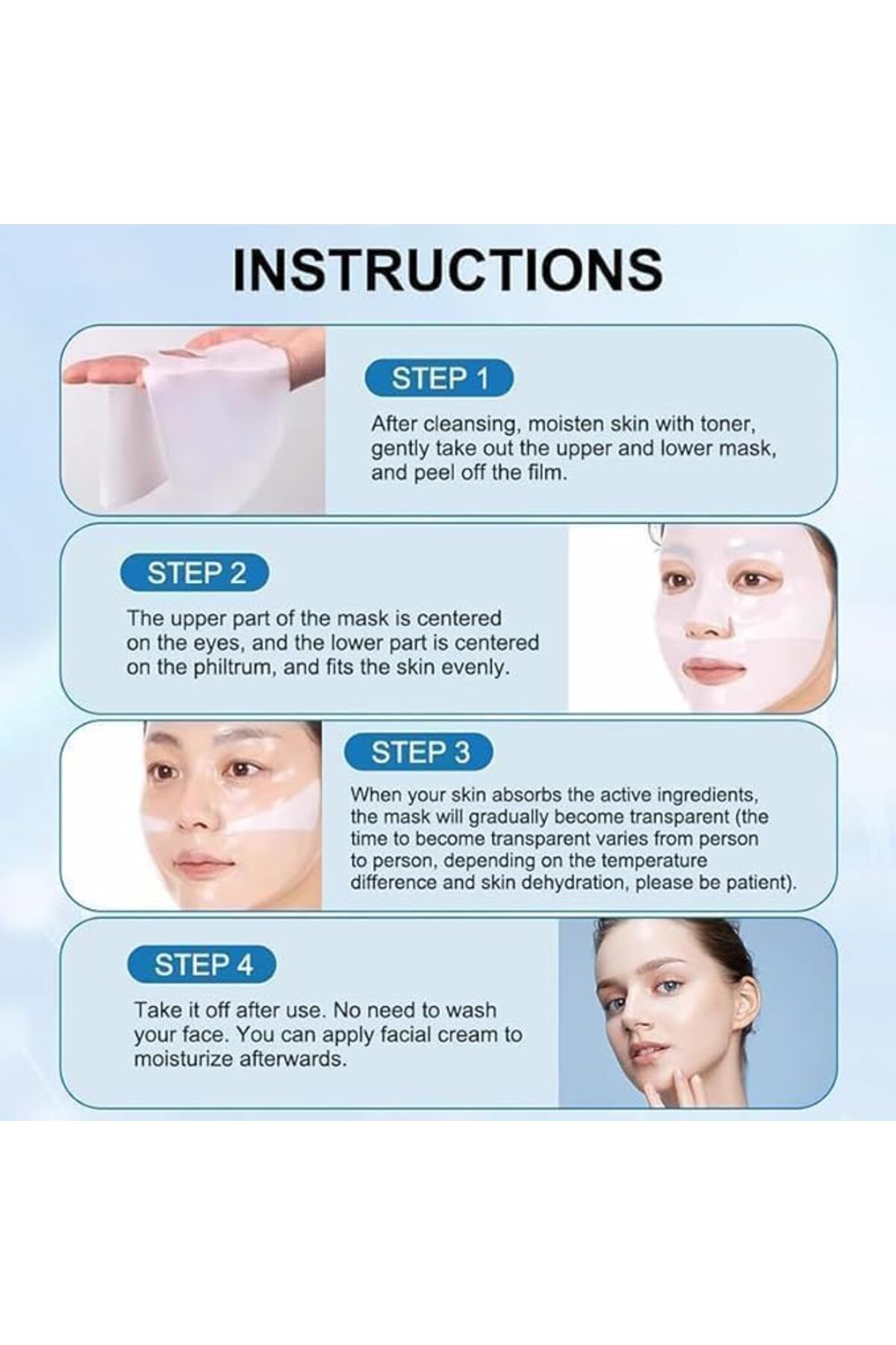 Biodance-Bio-Collagen Real Deep Mask 4PCS, Hydrating Over Night, Facial Sheet Mask, Pore Minimising, Fi 6