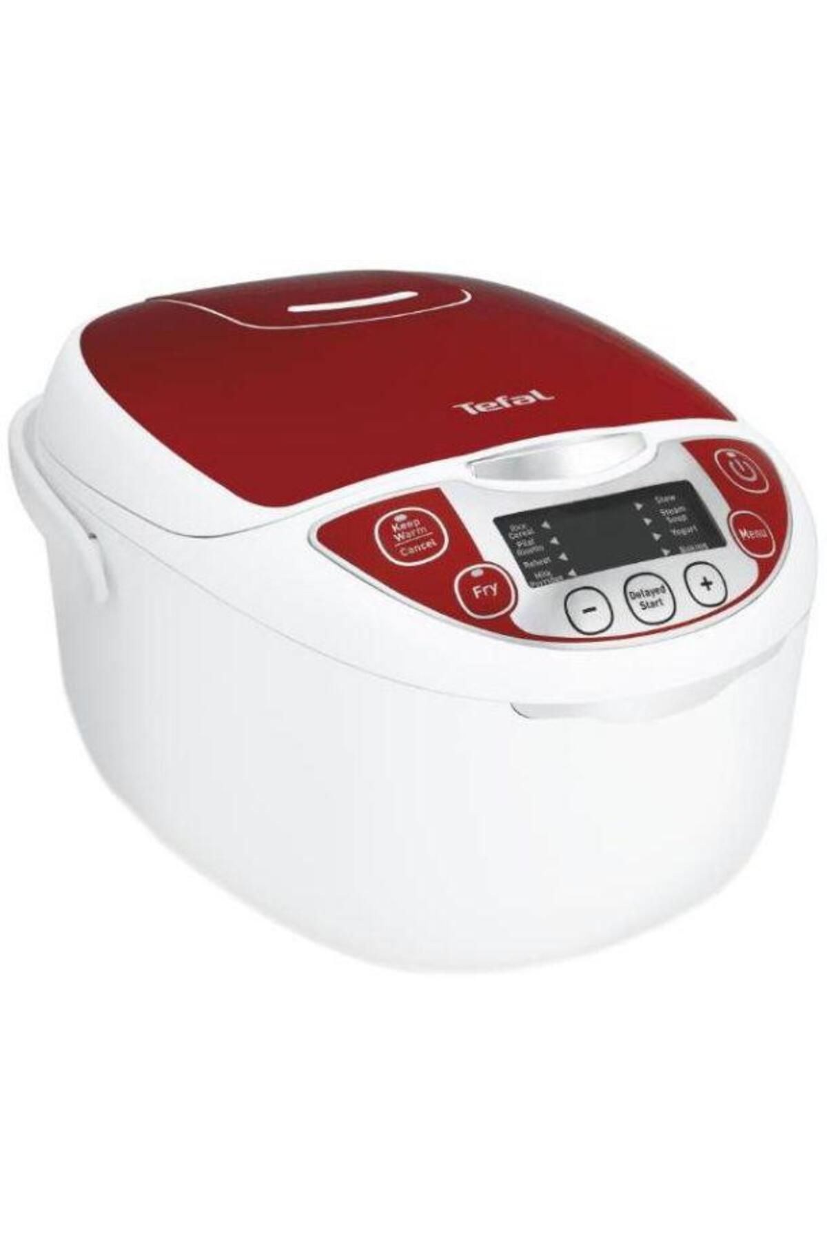 TEFAL-Multicooker Tefal Fuzzy Logic RK705, 600 W, 10 programe, 5 L (Alb/Rosu) 1