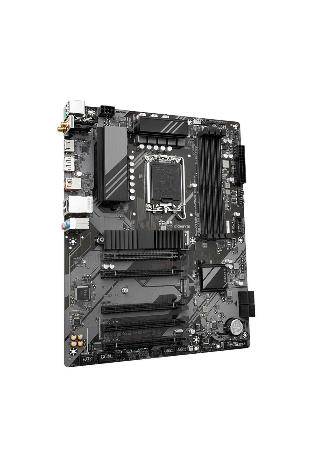 Gigabyte-Placa de baza GIGABYTE B760 DS3H AX LGA1700, 4x DDR5 7600MHz, 1x HDMI, 1x DisplayPort 1