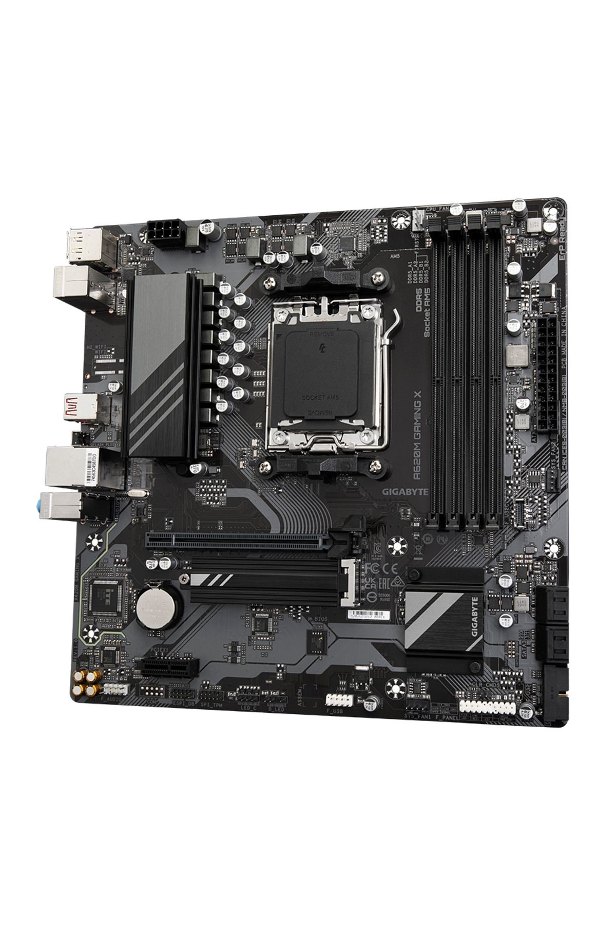 Gigabyte-Gigabyte A620M GAMING X Motherboard, AM5, 4x DDR5, DisplayPort, HDMI, PCIe, mATX 4