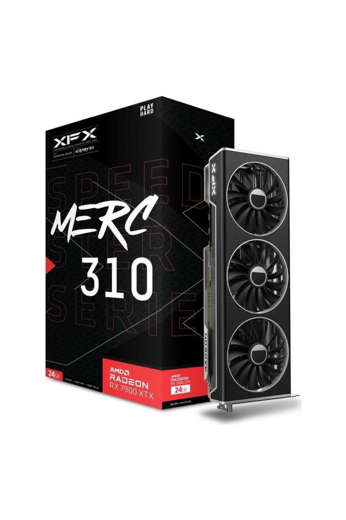 XFX-Placa video XFX Radeon RX 7900 XTX SPEEDSTER MERC 310 BLACK EDITION 24GB GDDR6 384-bit 6