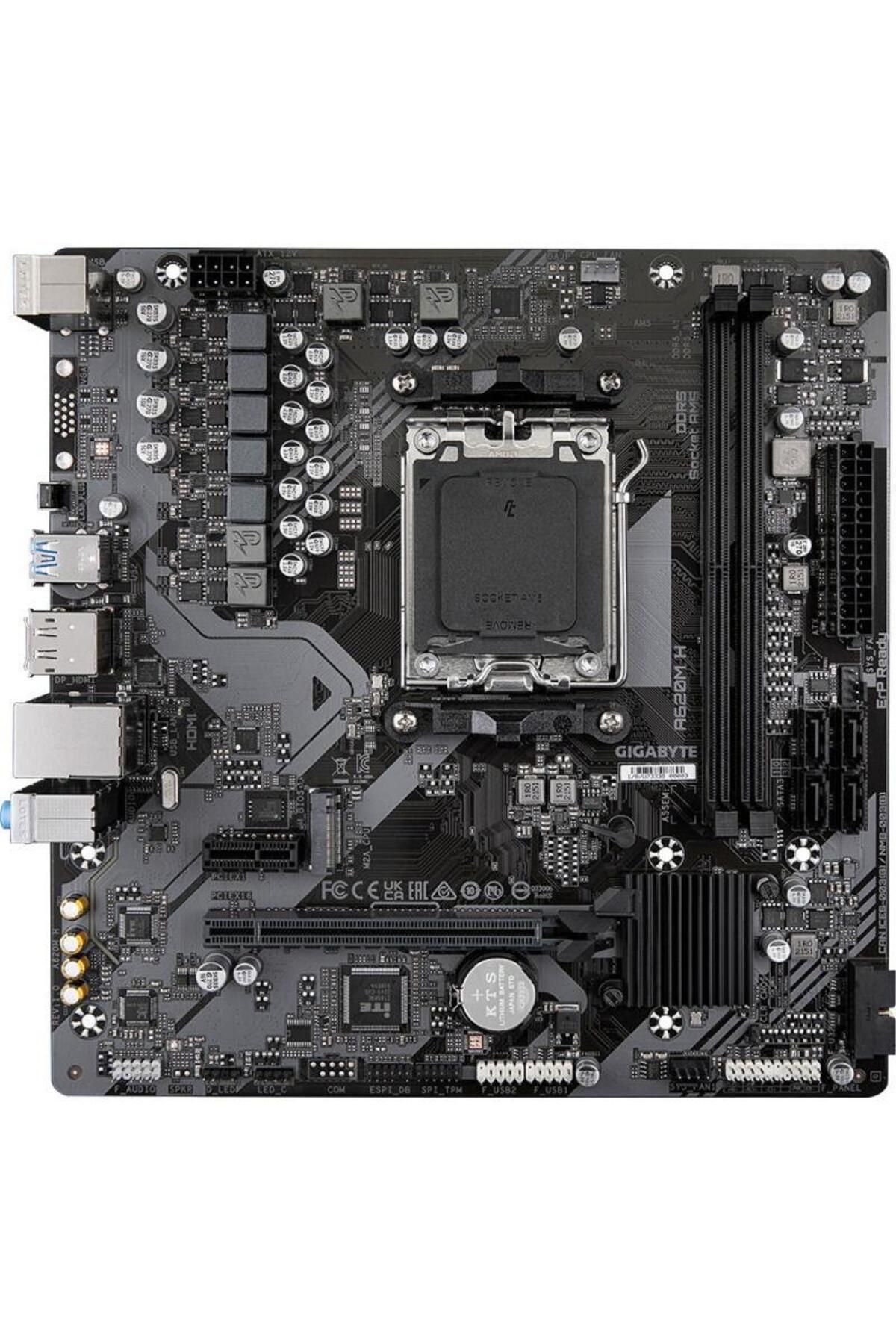 Gigabyte-Placa de baza GIGABYTE A620M H, AM5, mATX, DDR5, AMD A620 1
