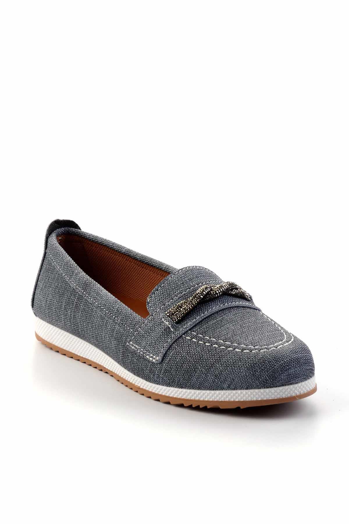 Bambi-Denim Blue Damskie Mokasyny01621111109 3