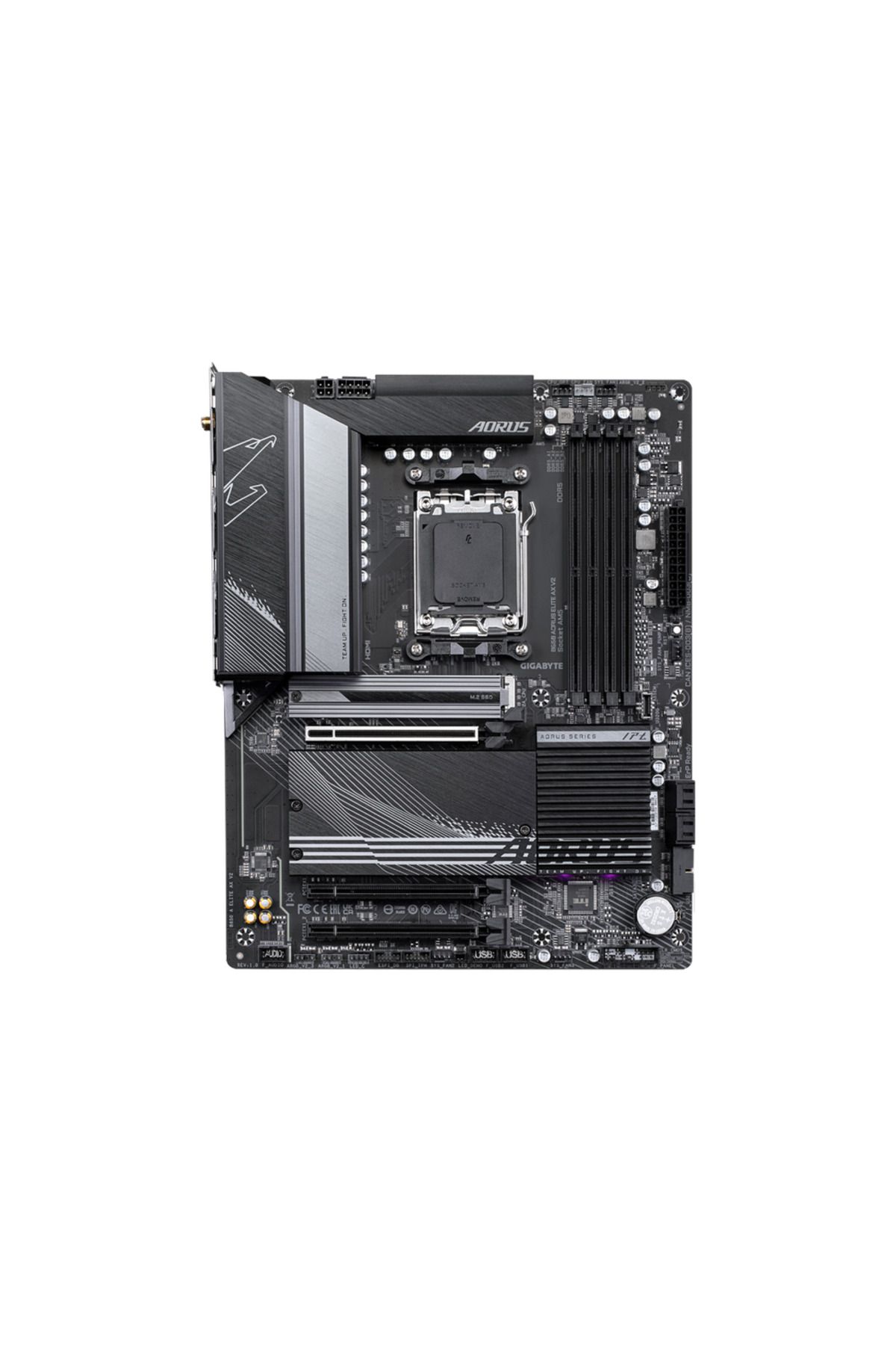 Gigabyte-Placa de baza GIGABYTE B650 AORUS ELITE AX V2, AM5, AMD B650, ATX 1
