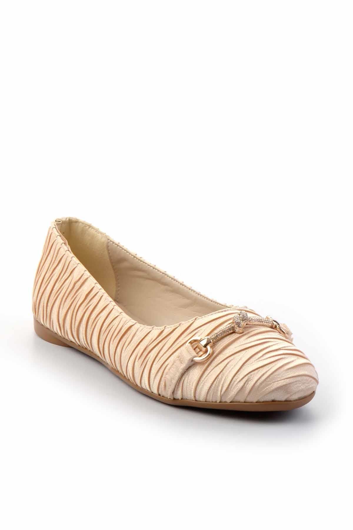 Bambi-Baleriny damskie satynowe w kolorze nude - K 01823016238 3