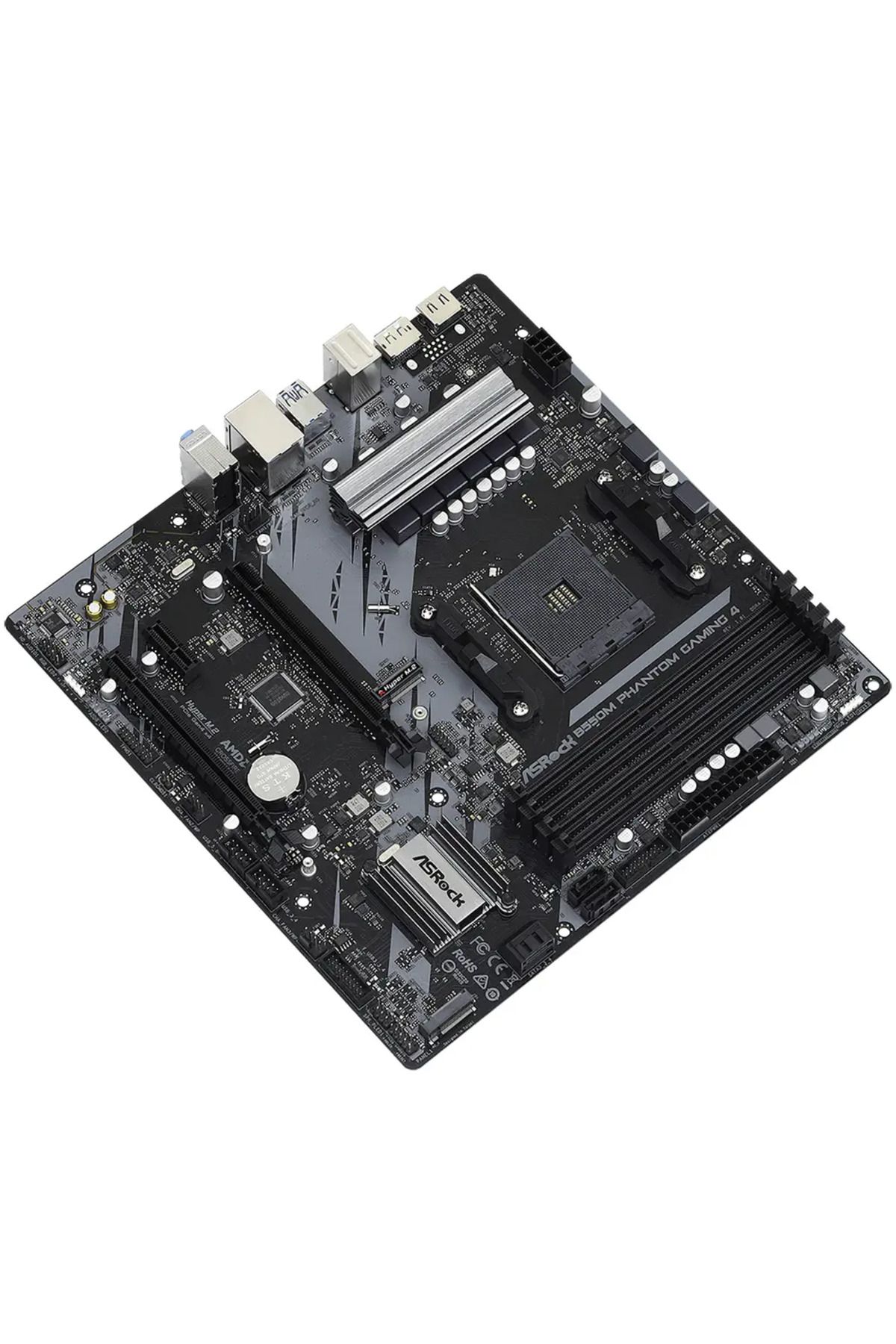 ASROCK-Placa de baza ASRock B550M PHANTOM GAMING 4, Socket AM4, AMD B550, DDR4, mATX 4