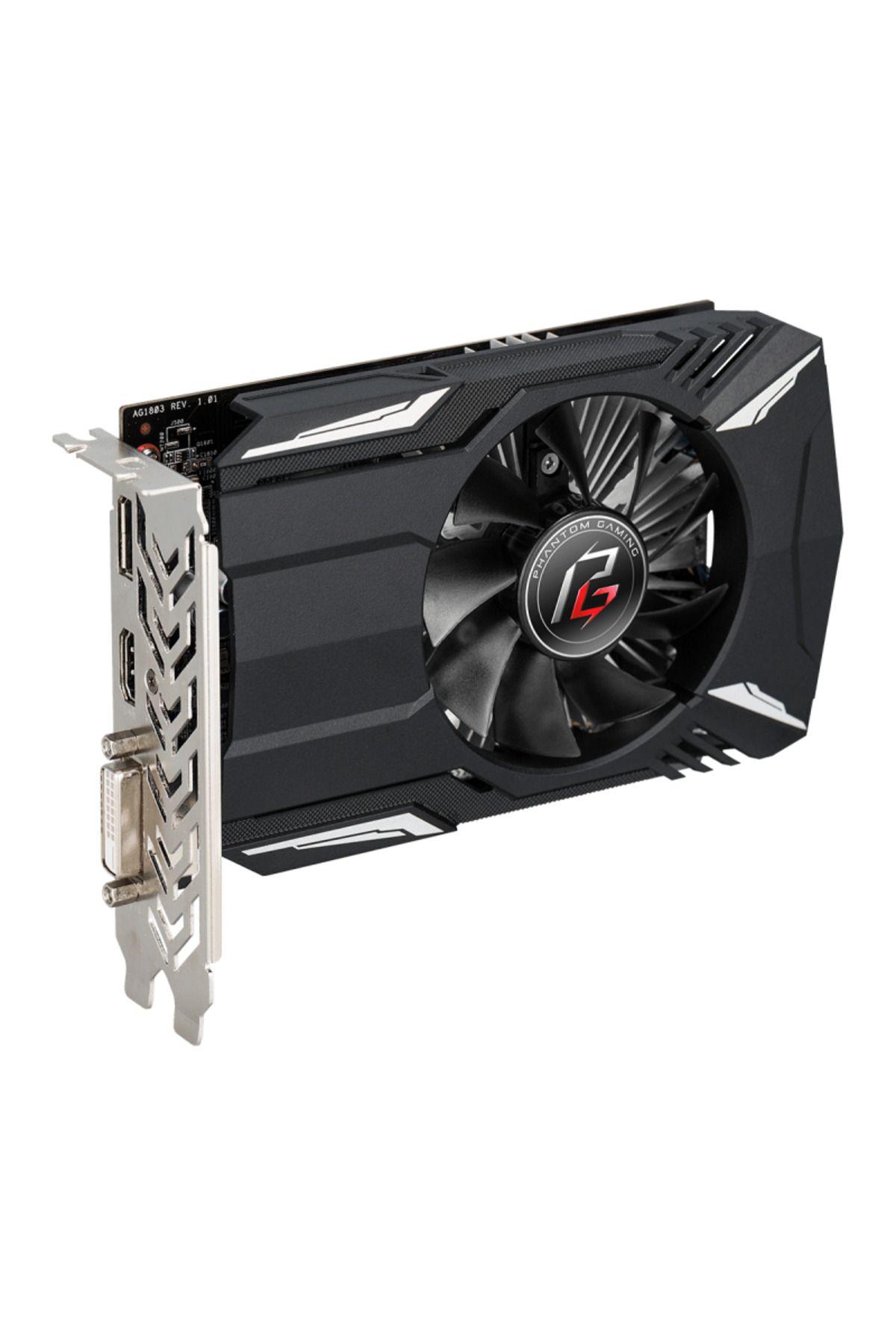 ASROCK-Placa video ASRock Radeon RX 550 Phantom Gaming 4GB GDDR5 128-bit 3