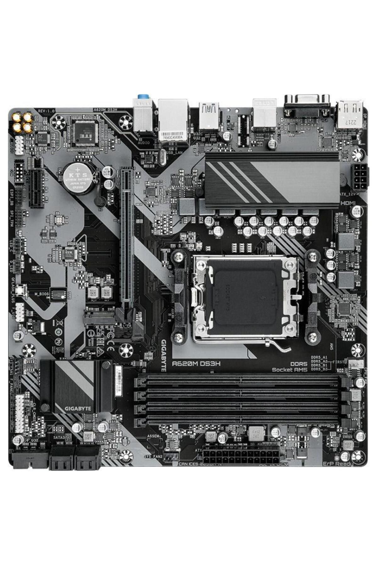 Gigabyte-A620m-ds3h Ddr5 HDMI Dp PCIe 16x V4.0 Am5 Matx 4