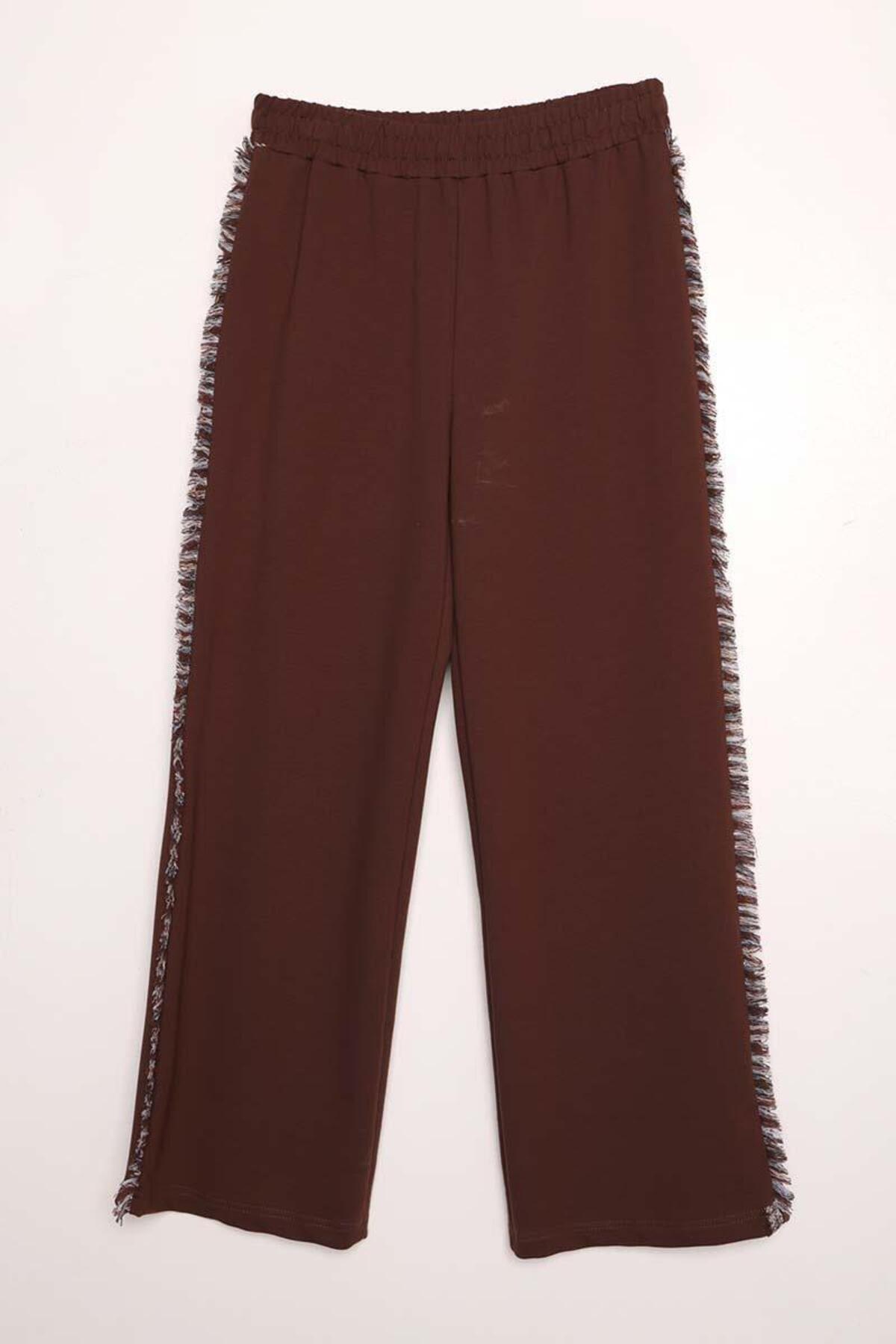 ALLDAY-Tweed Garni Detailed Trouser Suit 25Ob30066Al0 4