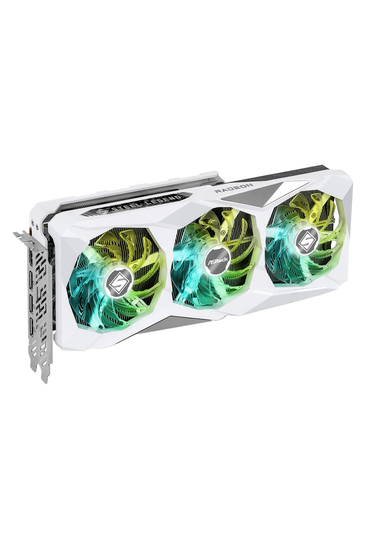 ASROCK-Placa video ASRock Radeon RX 7800 XT Steel Legend OC 16GB GDDR6 256-bit 2