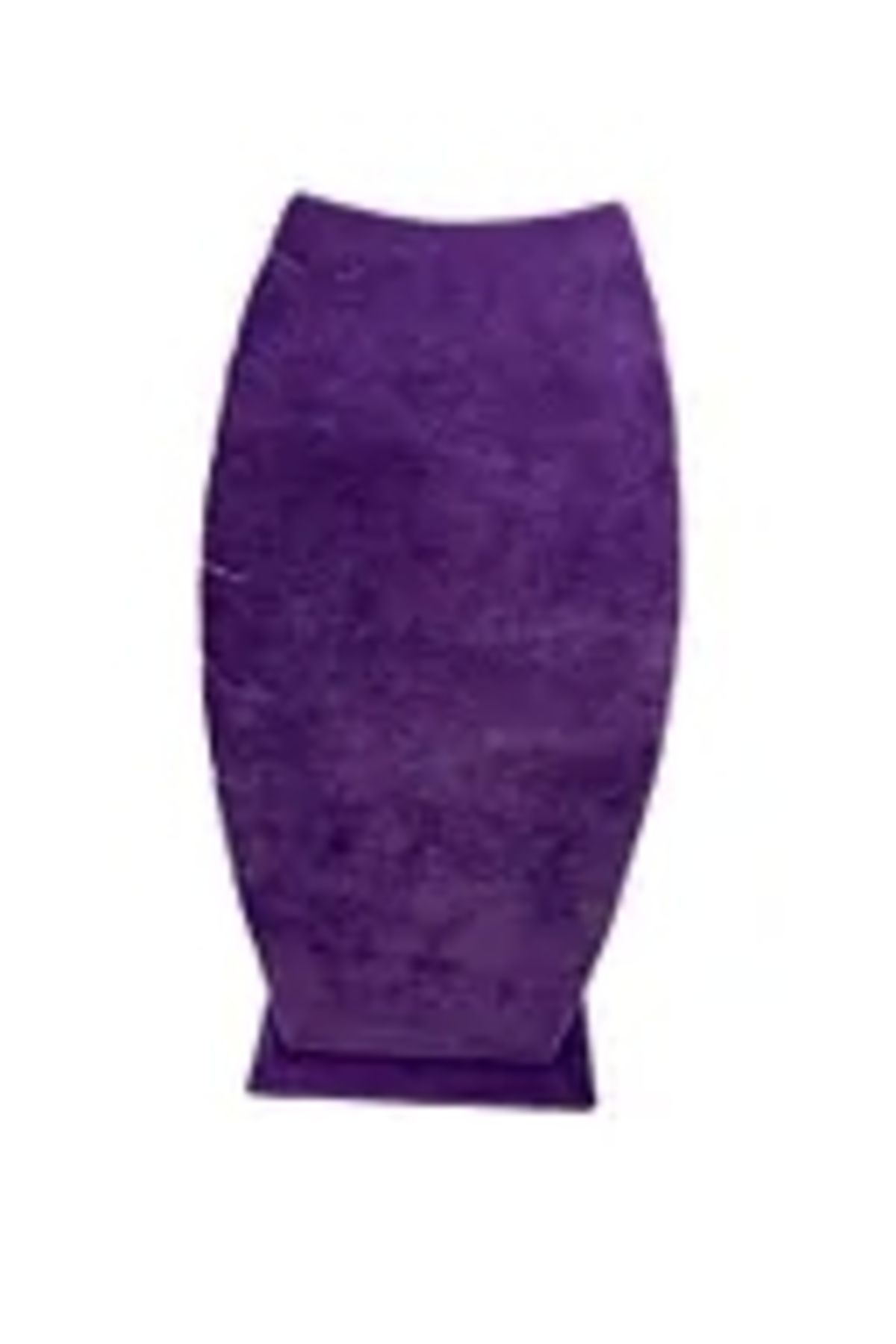 MeGass Dekor Dubai Model Süet Kumaş Mor Renk 18/9 Cm Kolye -zincir Ayaklı Stand