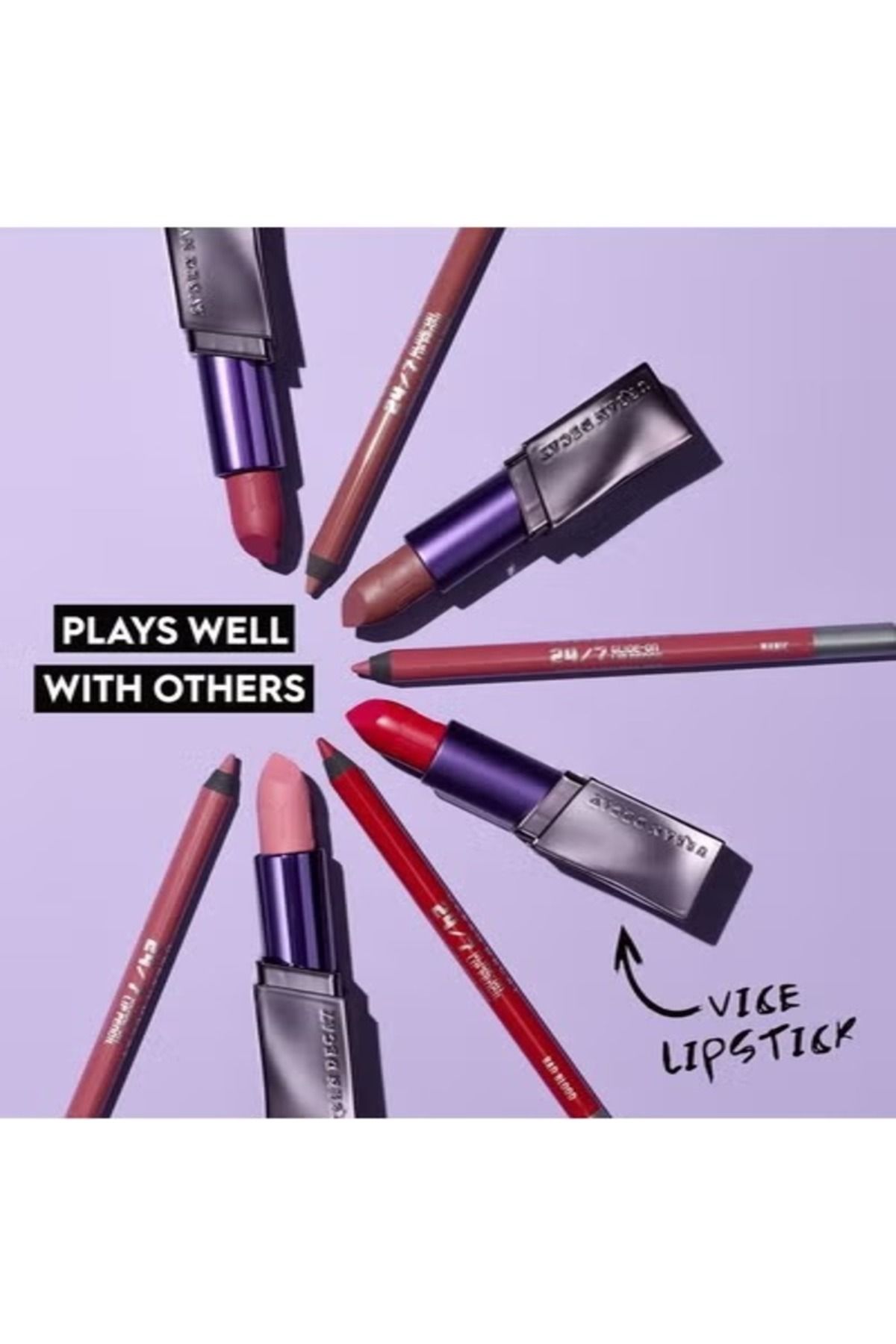 Urban Decay-قلم شفاه مقاوم للماء 24/7، 69 كونسبيراسي - خوخي برونزي، 0.04 أونصة/1.2 غرام 7