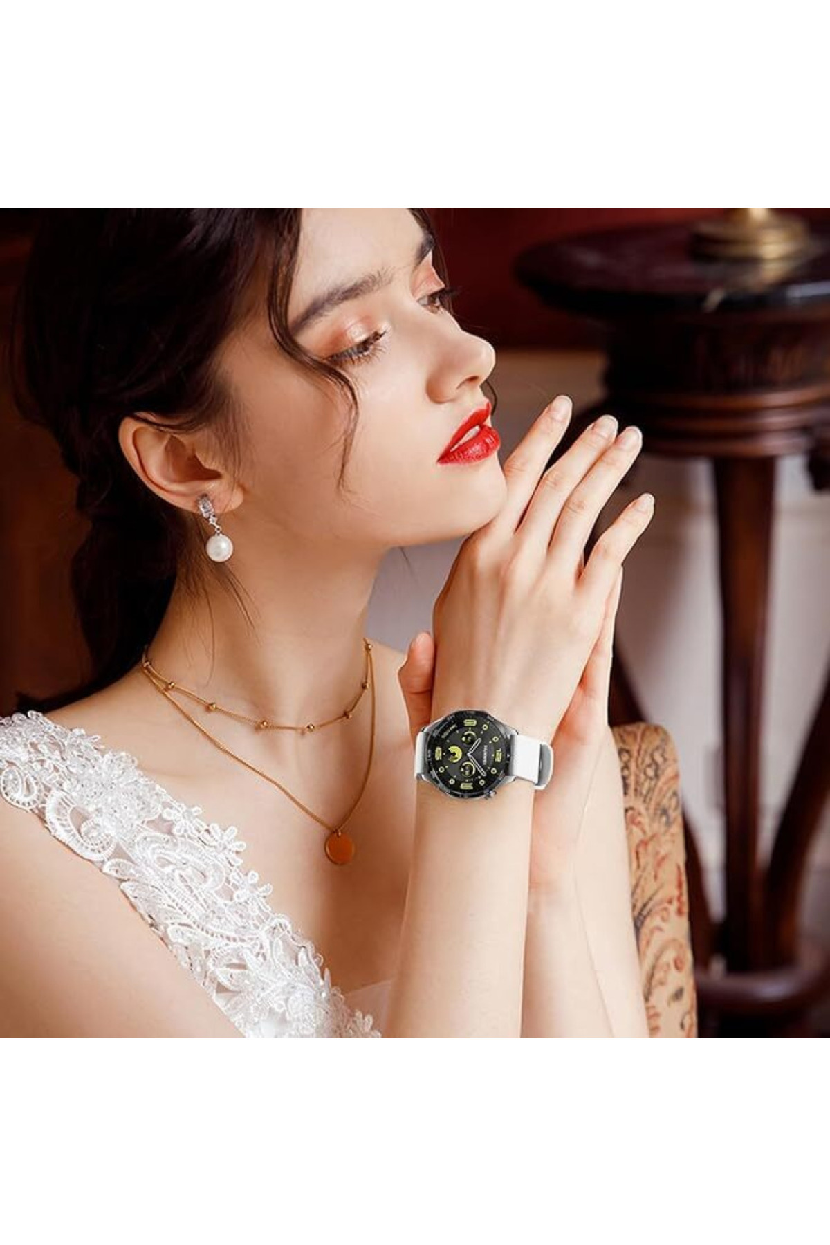 Generic-سوار سيليكون لساعة هواوي GT 4/GT 3/GT 2 Pro مقاس 46 مم وساعة سامسونج جالاكسي 3 مقاس 45 مم - 22 مم، مصنوع من السيليكون الناعم 6