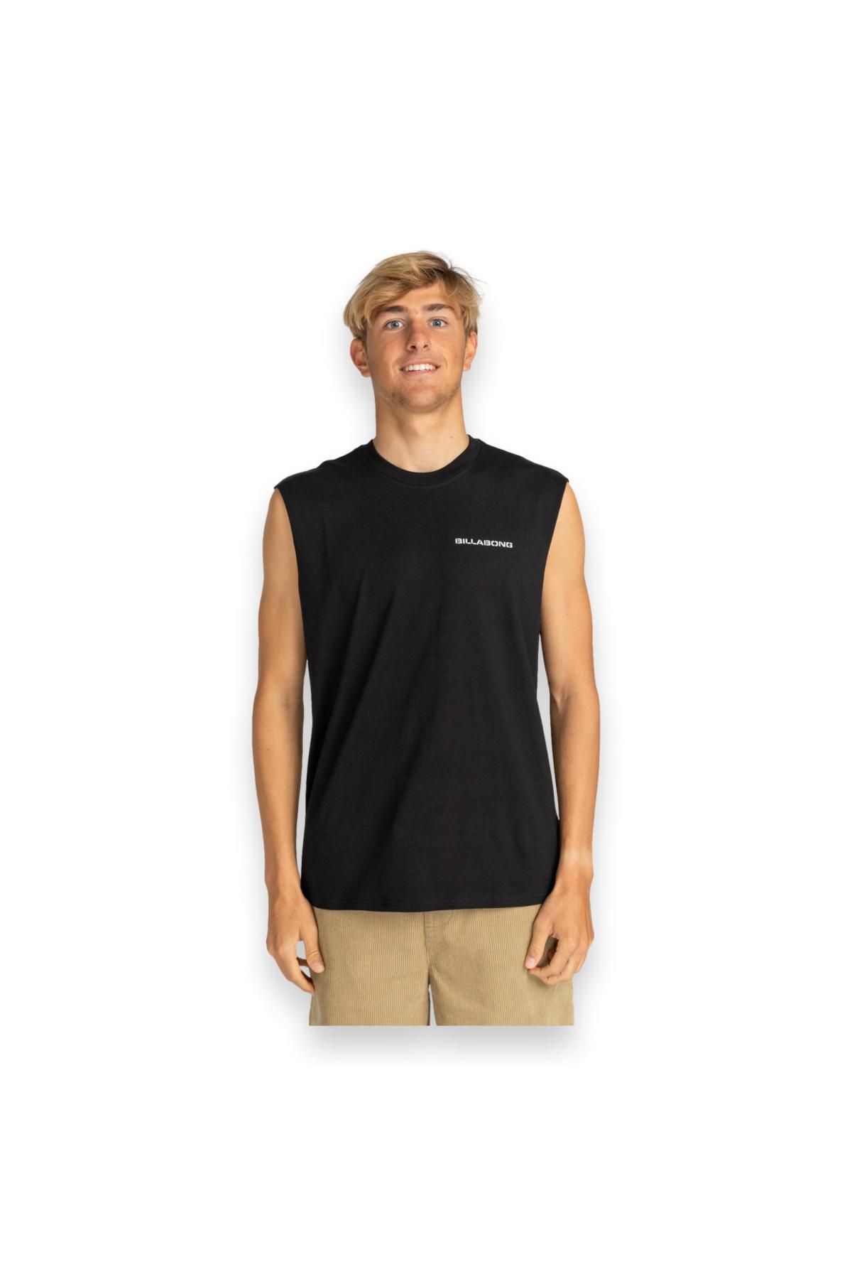 Billabong Ebyzt00182 Filthy Habits Tees Athlete ورزشکار مردان سیاه پوست Billabong