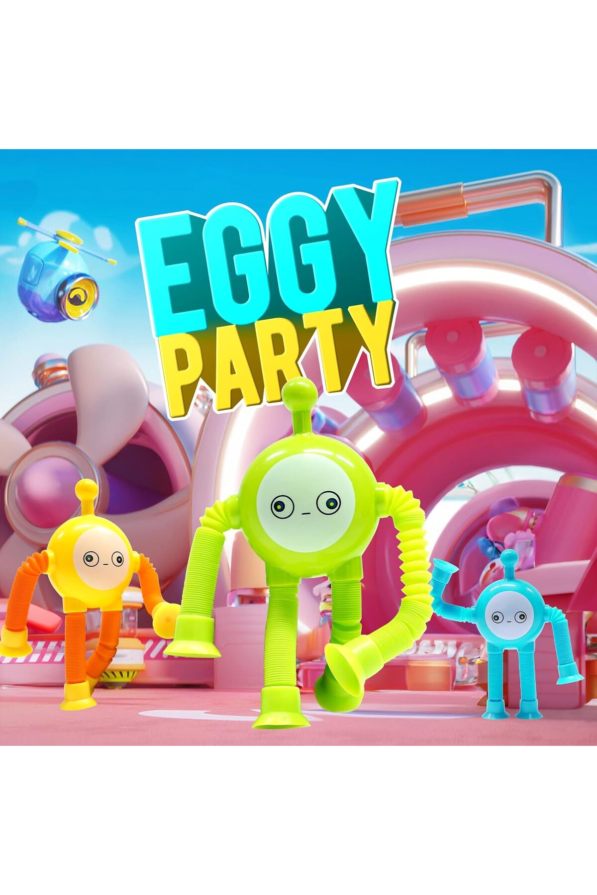 EggBot Uzay Robot Oyuncak - Duyusal Eğitim Oyuncak fotoğrafı 7 (önizleme)