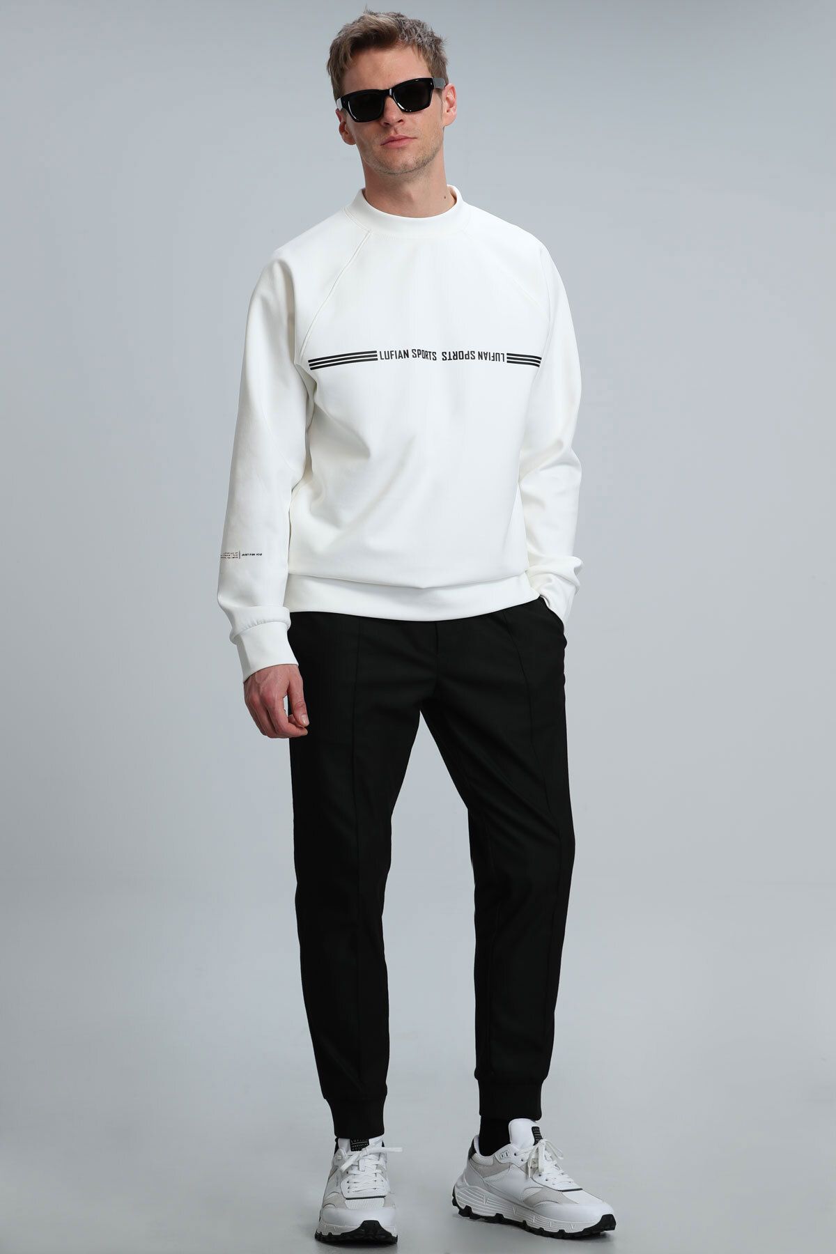 Lufian-Range Herren-Sweatshirt Off White 4