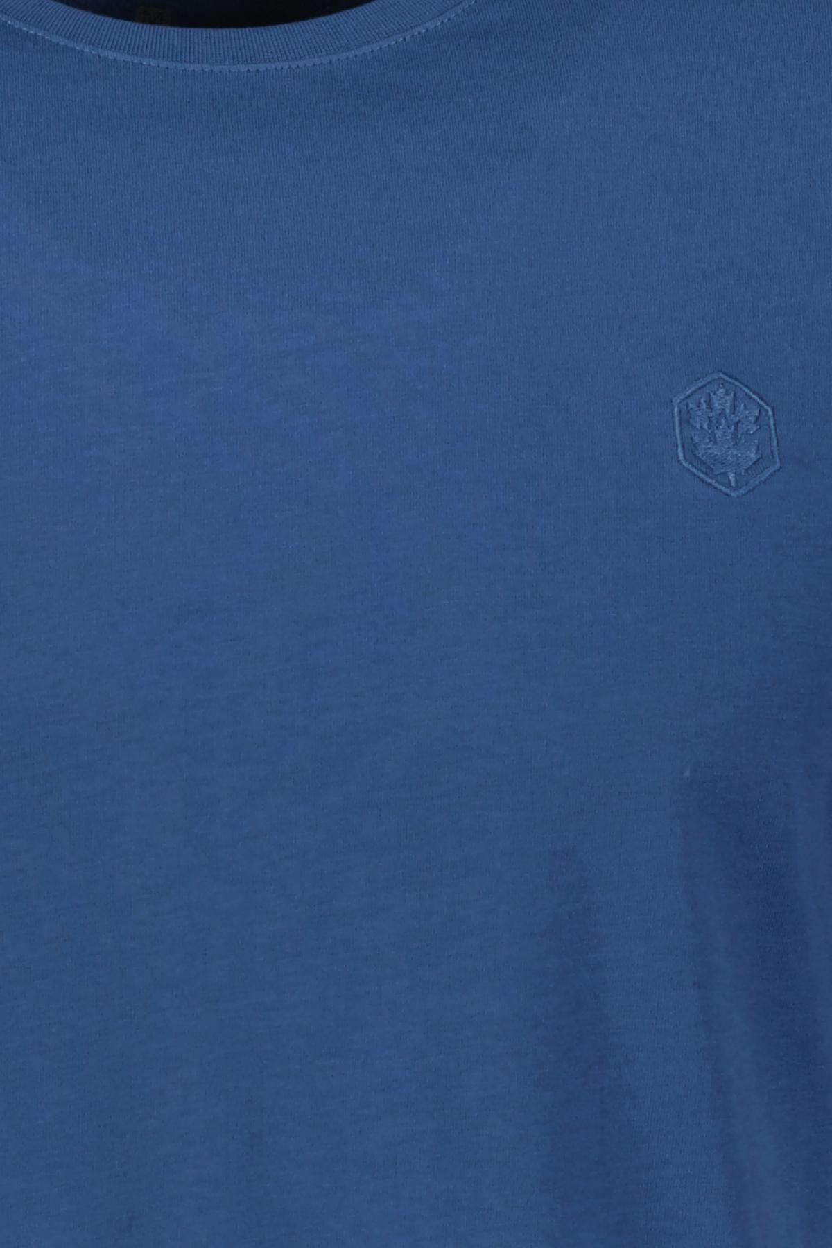 lumberjack-Ανδρικό μπλουζάκι 3M M-Ct102 Bsc C Nk 3Fx μπλε 3