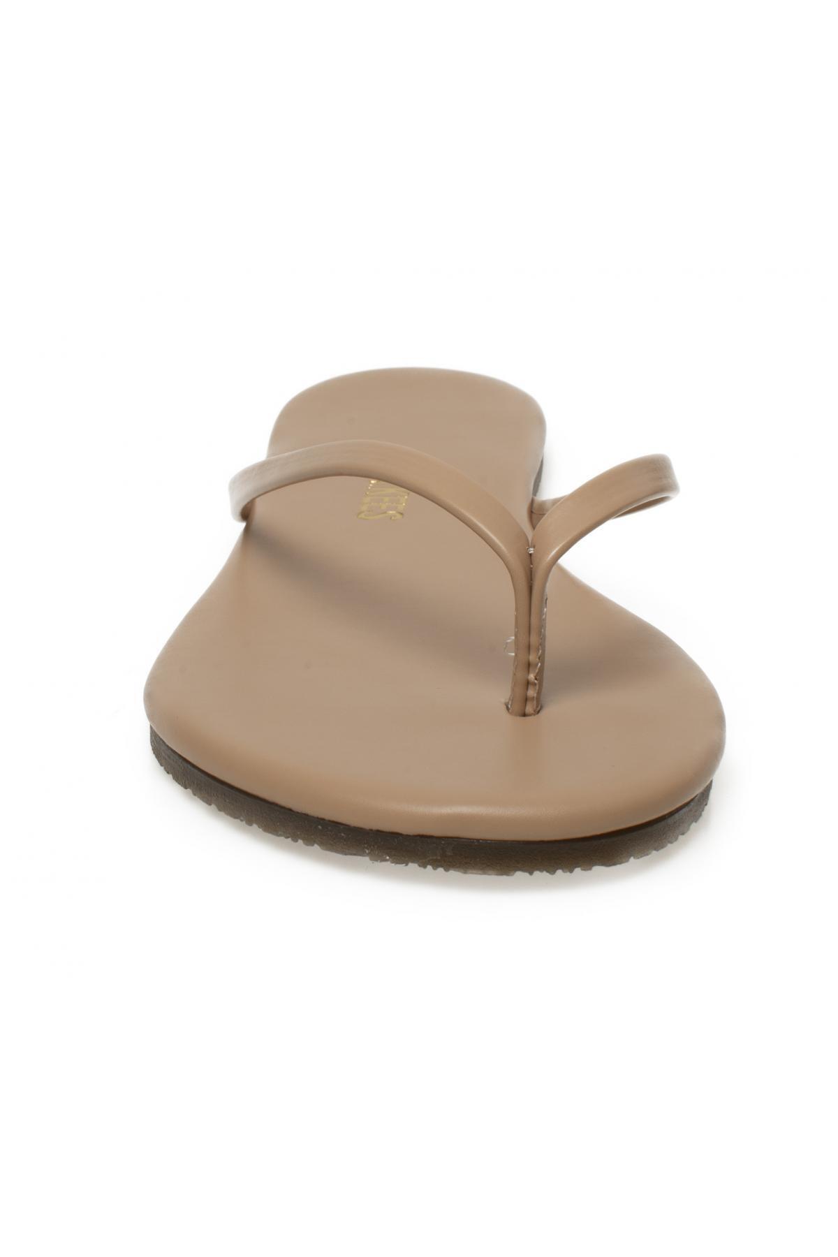 Tkees-Tk-2011 Classic Flip Flops Papuci de damă crem 3