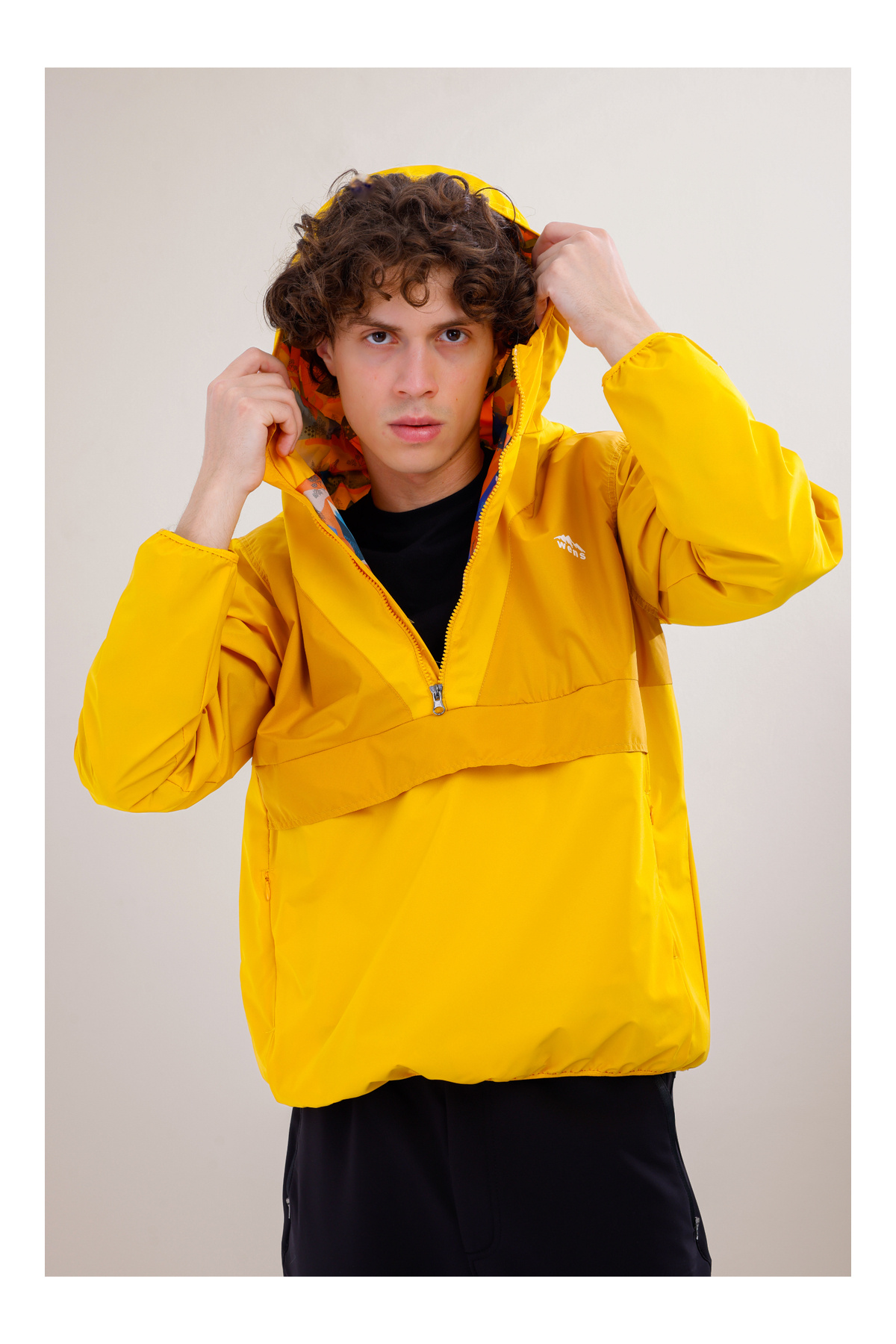 Flow Flex Ultra Hafif Su Geçirmez Hoodie , Çantaya Dönüşen Tasarım — زرد FLOWFLEX — تصویر 4 از 9