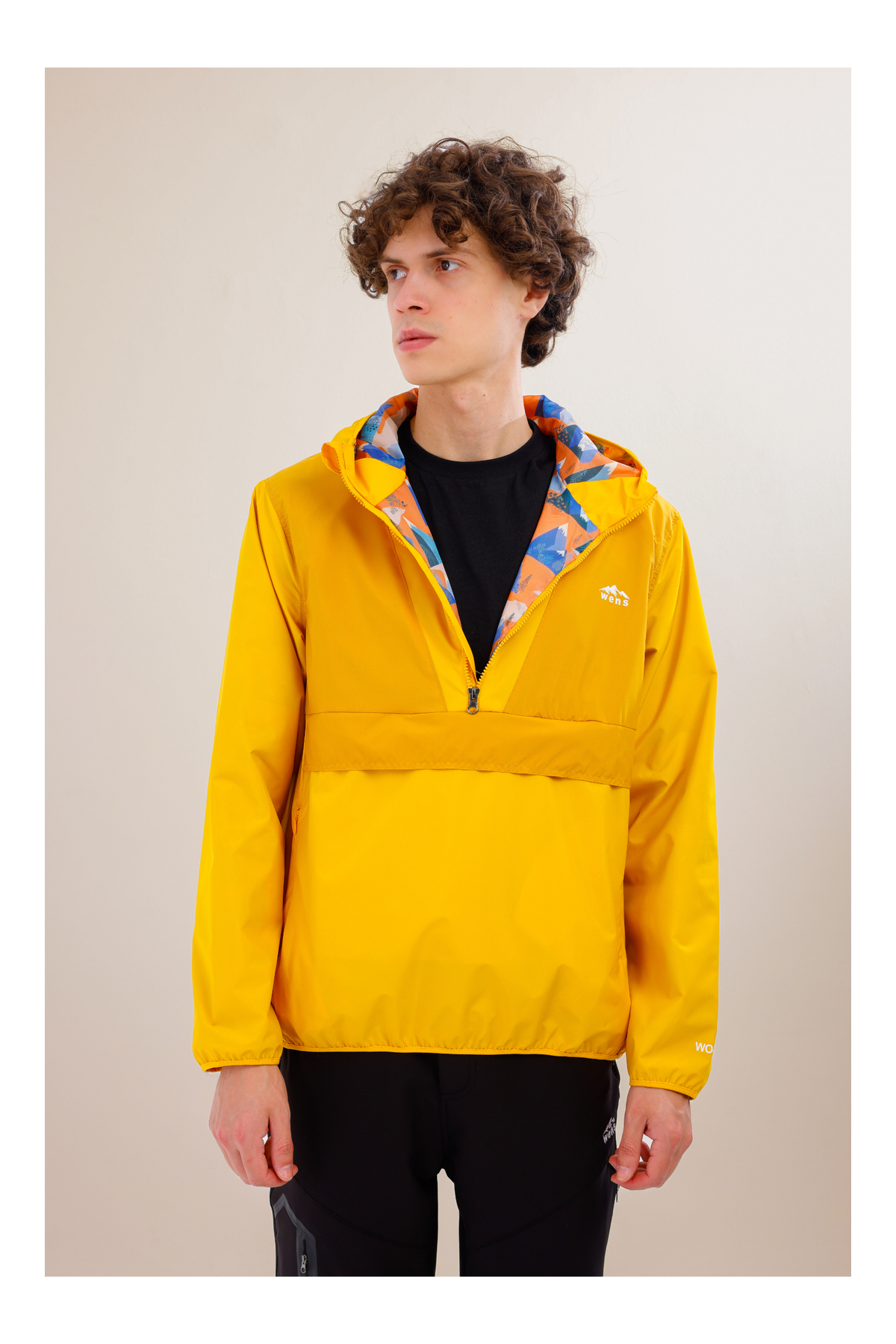 Flow Flex Ultra Hafif Su Geçirmez Hoodie , Çantaya Dönüşen Tasarım — زرد FLOWFLEX — تصویر 8 از 9