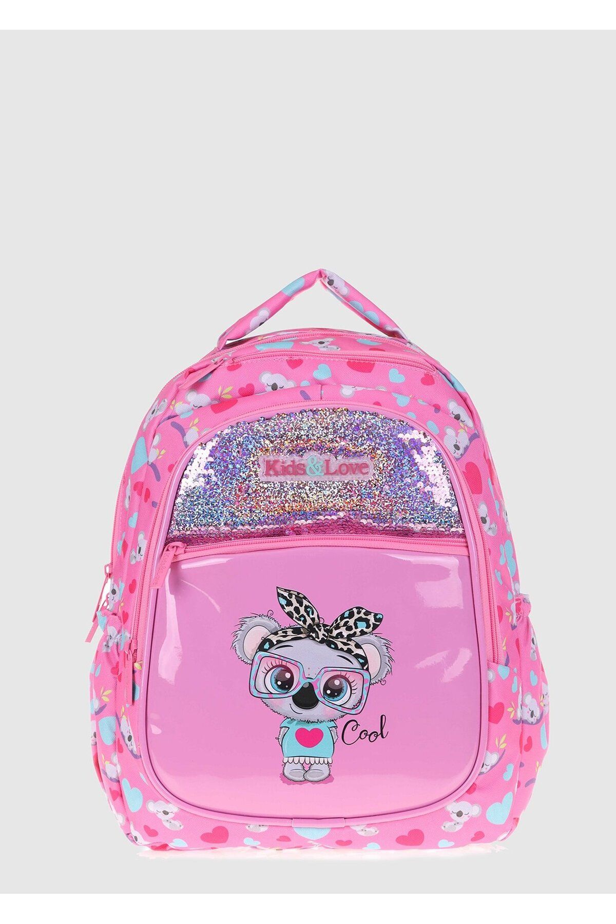 کوله پشتی صورتی L5102 Kids&love Pink Kaukko