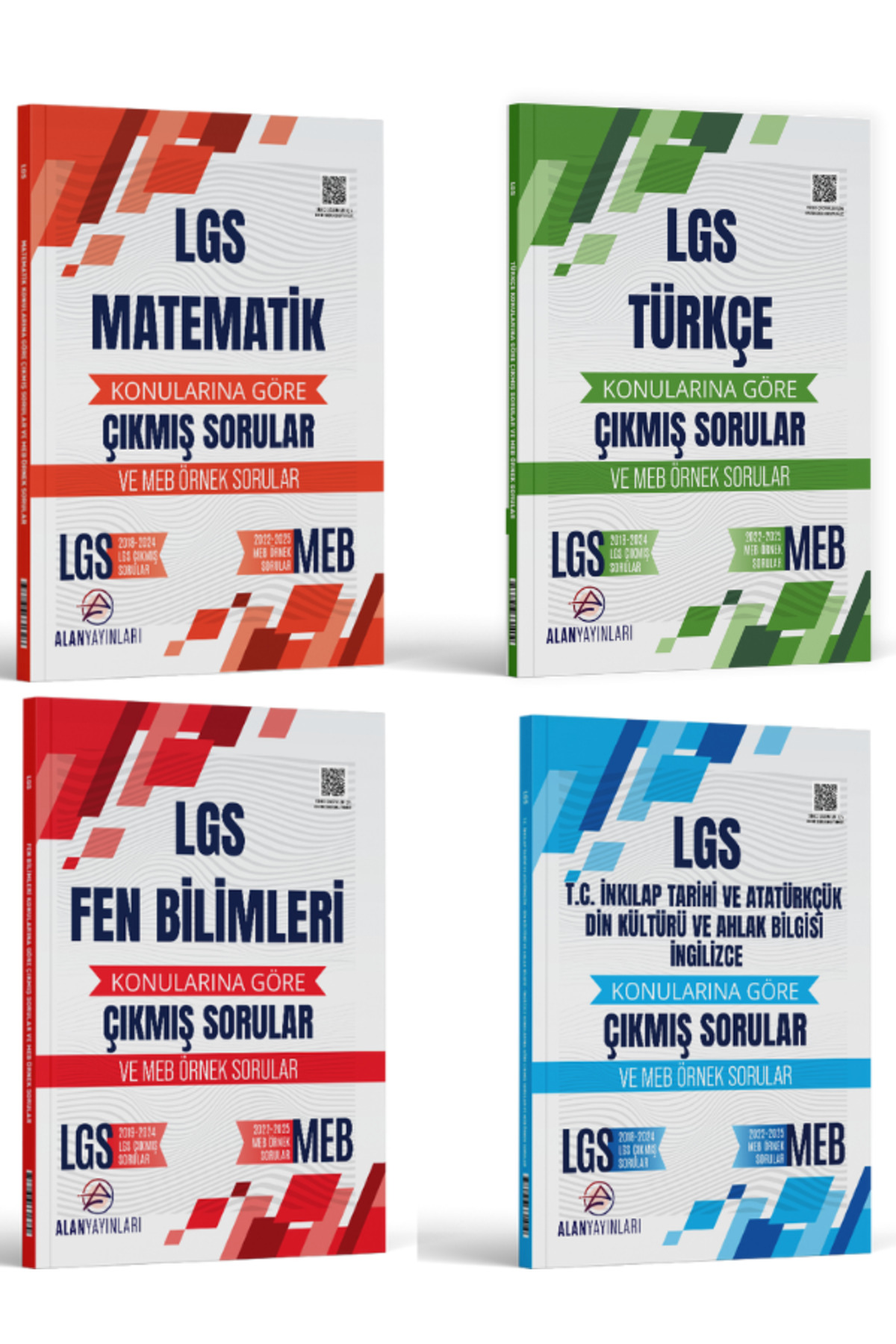 Alan Yayınları Alan 8. Sınıf LGS Konularına Göre Çıkmış Sorular ve