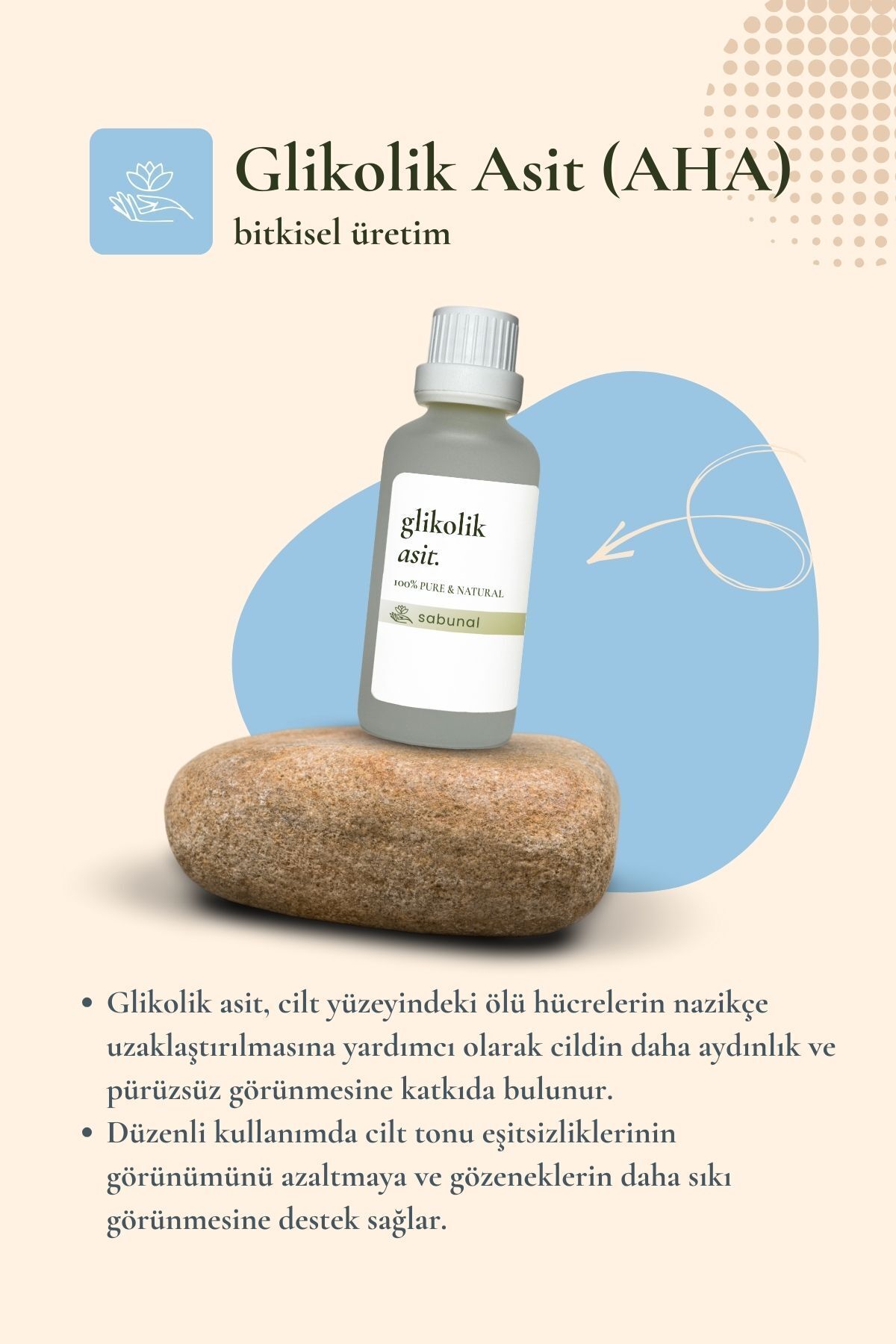 Glikolik Asit (AHA) 50 ml - Leke Karşıtı, Cilt Tonu Dengeleyici AHA Serum — s24glikolik50 — تصویر 2 از 4