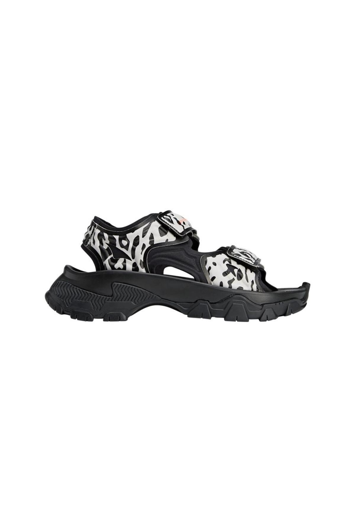 adidas Kadın Beyaz Sandalet aSMC HIKA SANDAL CANVAS AOP Beyaz IF1797