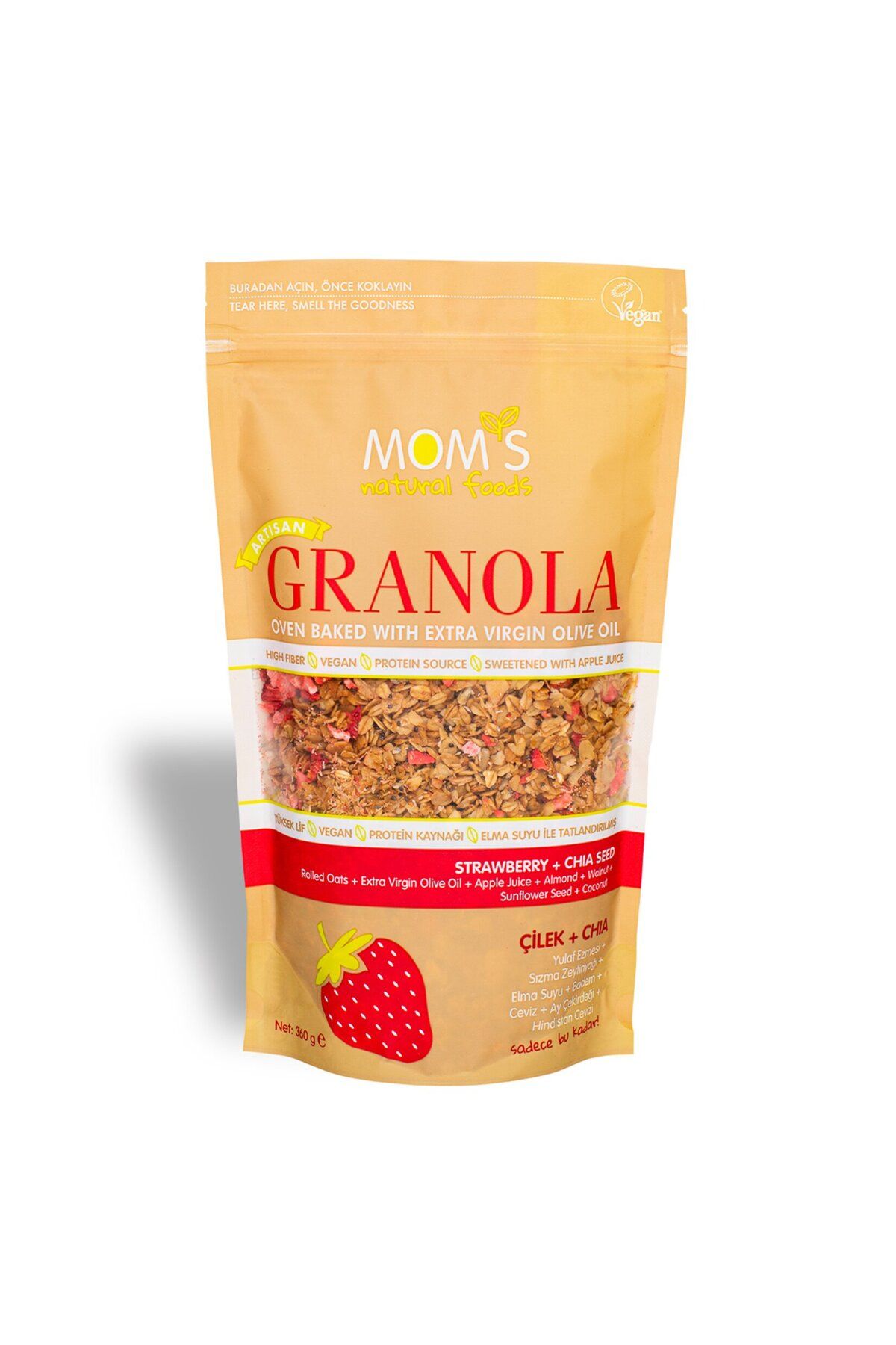 ZAYKA Moms Granola Çilek Chia 360 G