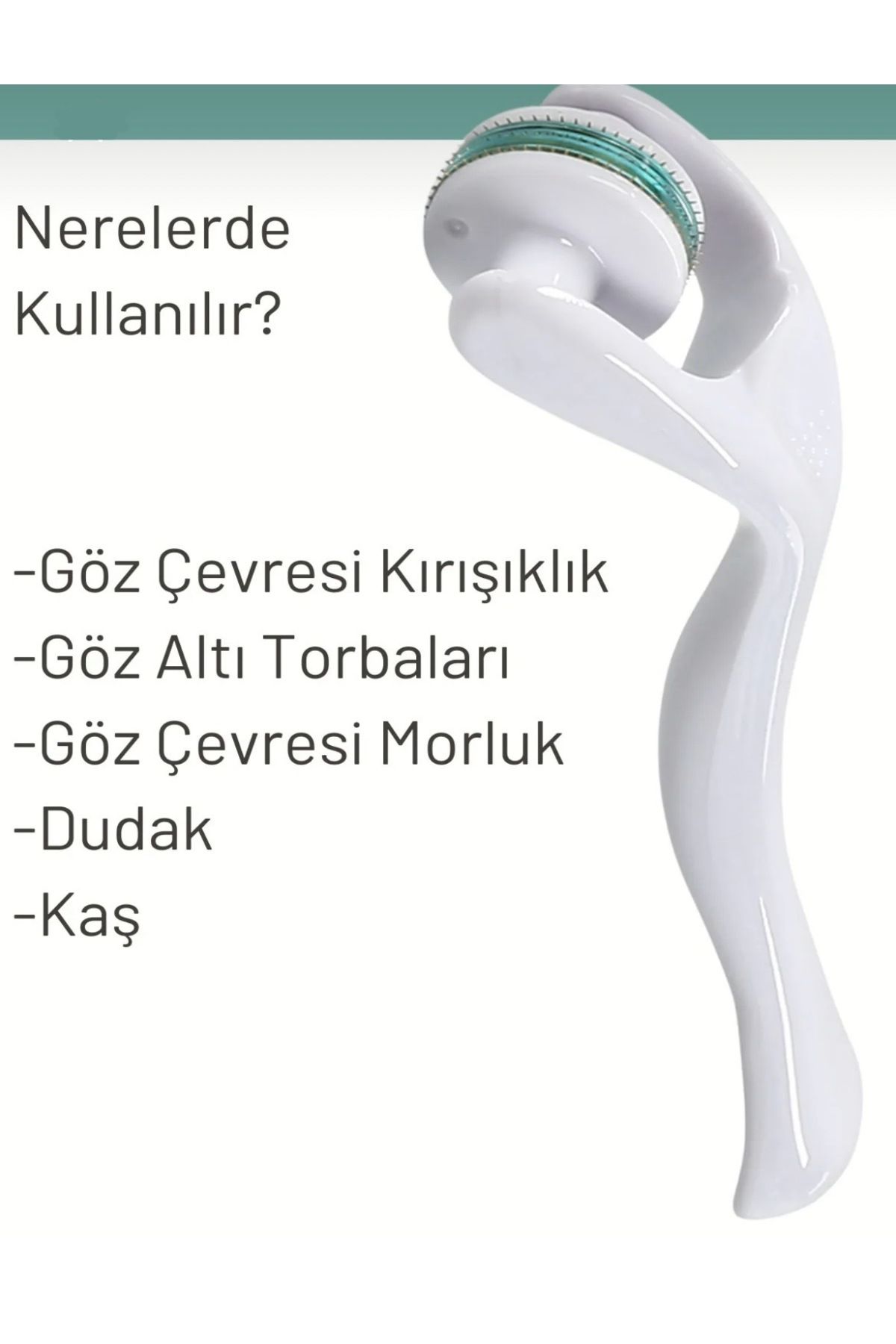 HAYRİYEDURGUNBEAUTY 0.50mm 180 iğneli - Kaş ve Göz çevresi Dermaroller - %100 Titanyum