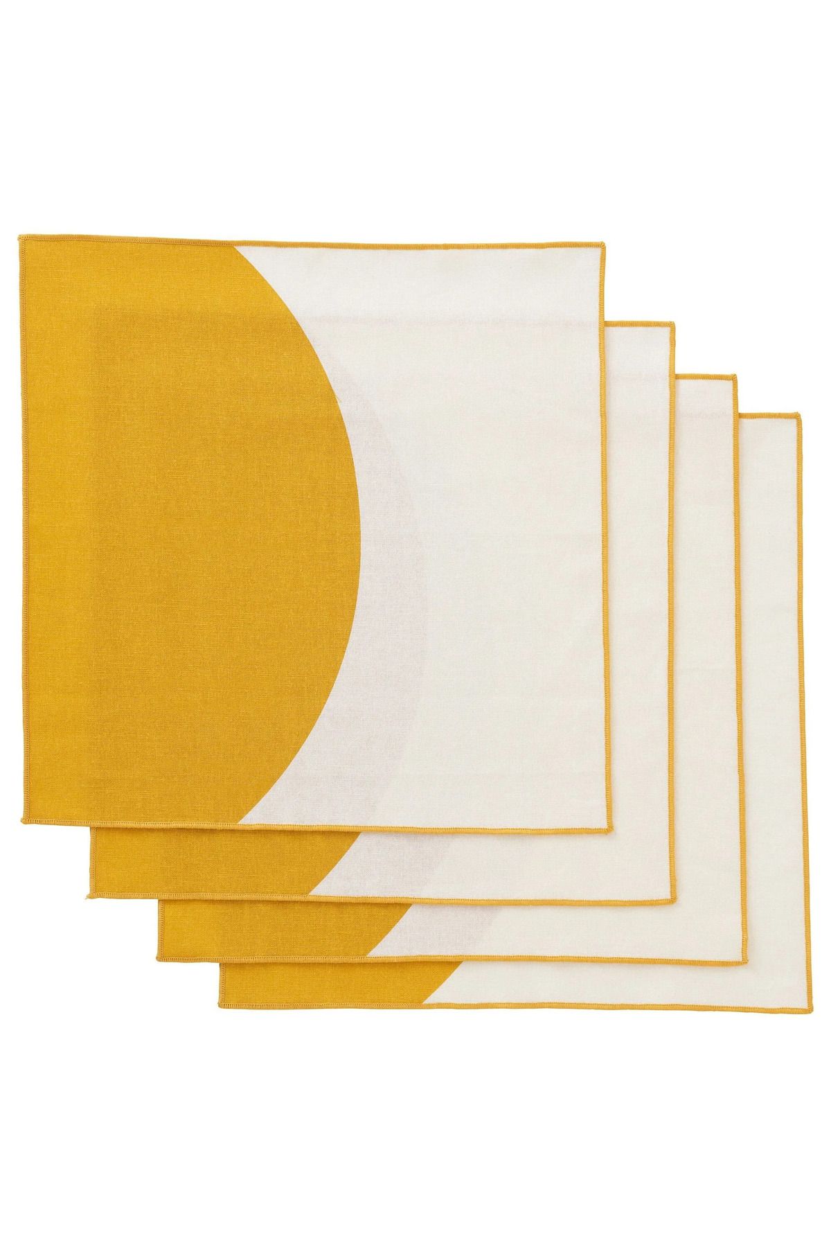 IKEA GOKV LL kumaş peçete, sarı, 40x40 cm, 4 adet