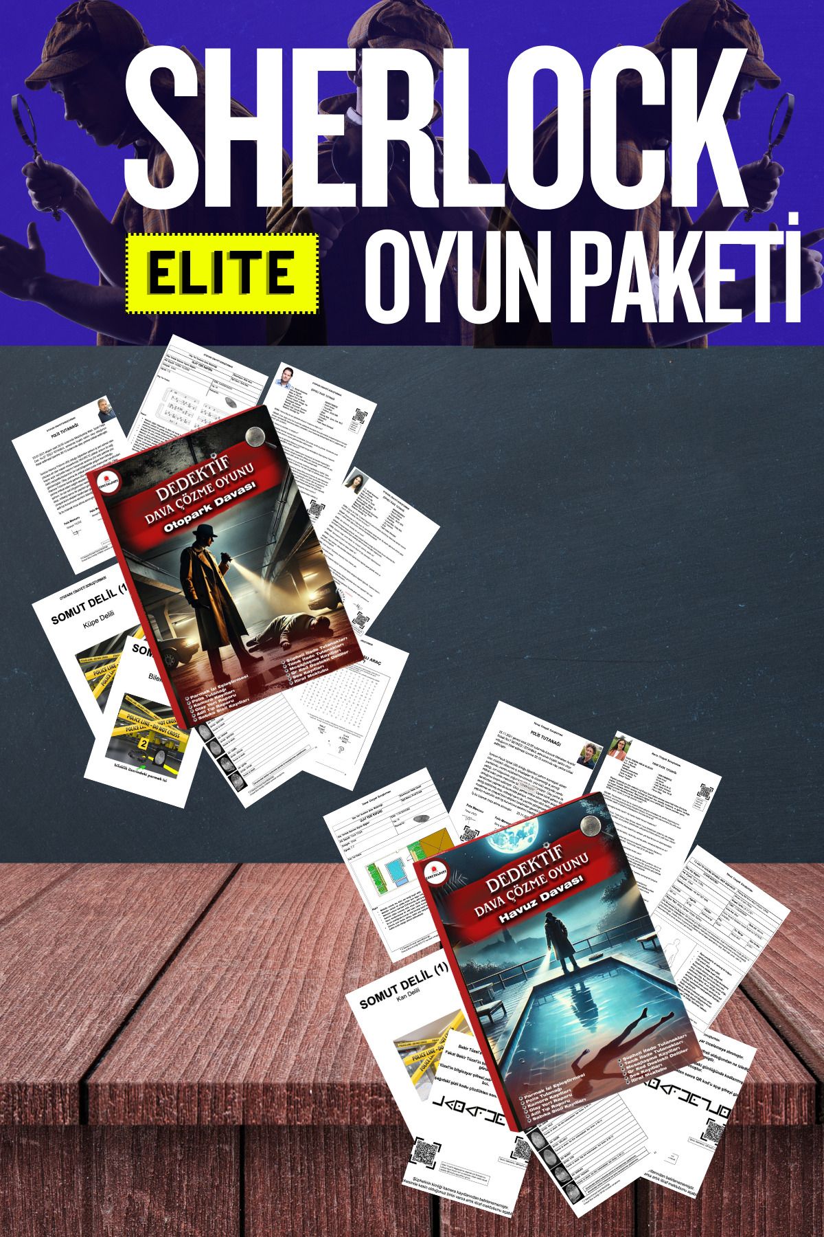GameBulance-Sherlock Game Pack - Detective Game Pack - Case Solving Game - Find the Guilty Game 2