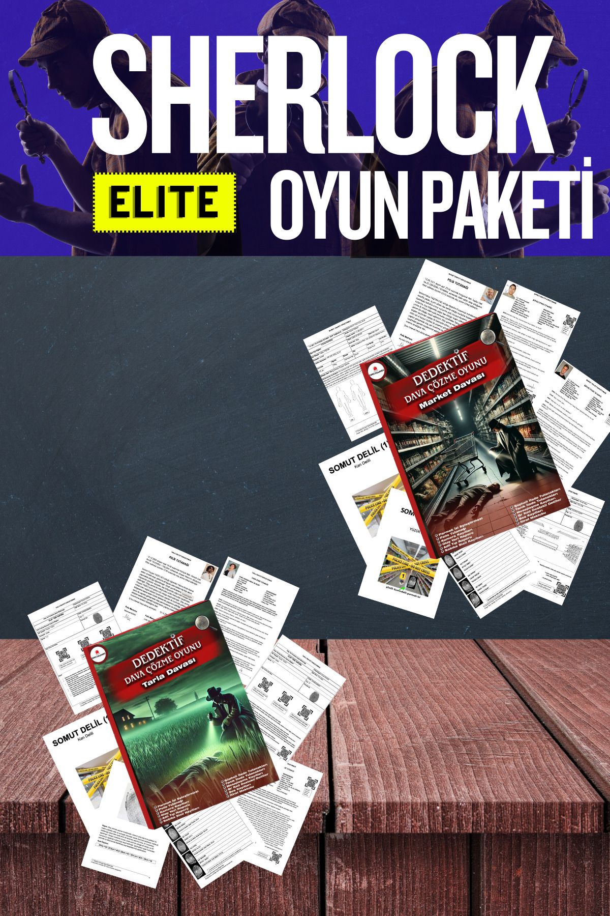 GameBulance-Sherlock Game Pack - Detective Game Pack - Case Solving Game - Find the Guilty Game 3
