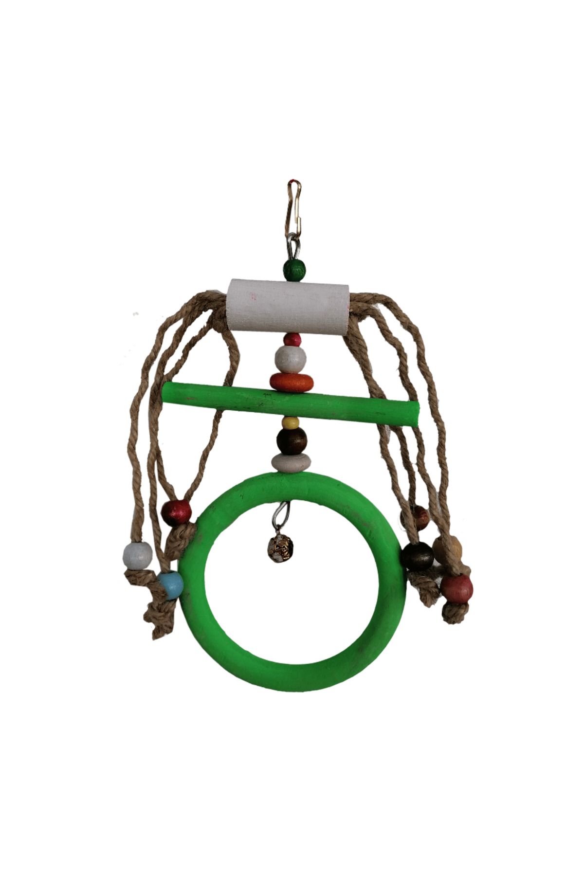 MR RZN STORE Hlı İpli Boncuklu Kuş Oyuncağı 10 / 20 cm