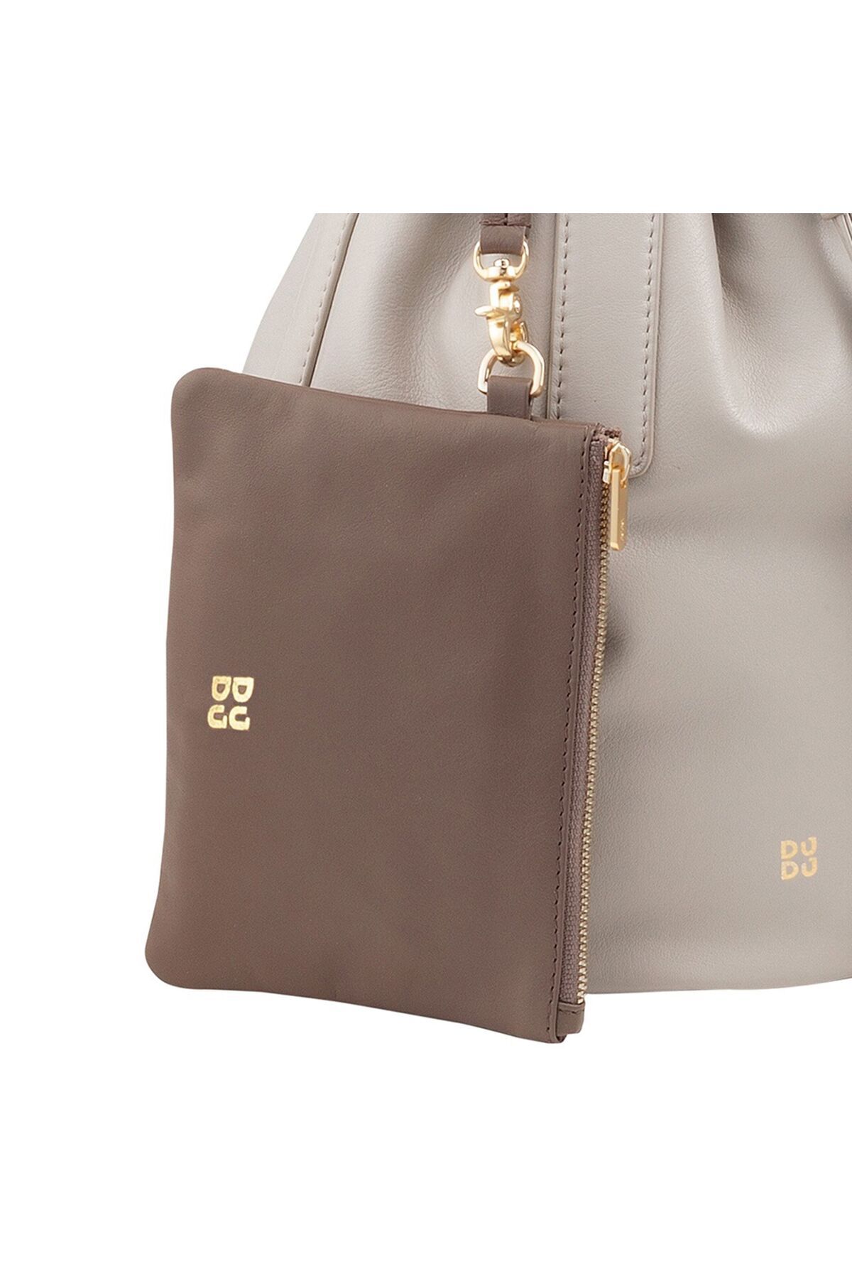 DUDU-Filicudi Beuteltasche Leder 19 Cm 3