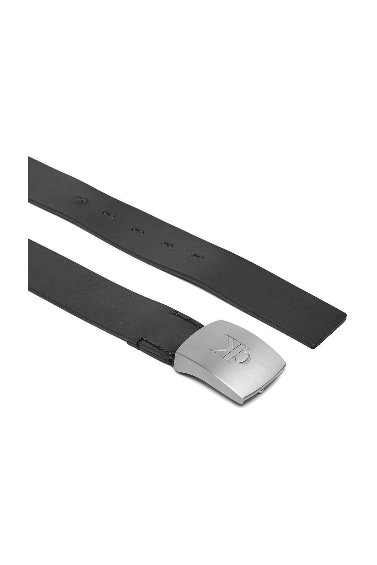 Calvin Klein-Ζώνη με λογότυπο από γνήσιο δέρμα K50K 512606 Ανδρική ΖΩΝΗ BEH K50K 512606   ΟΧΙ 2