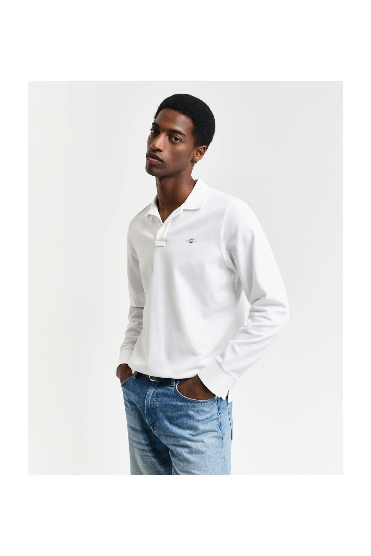 Gant Reg Shield Ls Pique Rugger Mężczyzna - 2XL