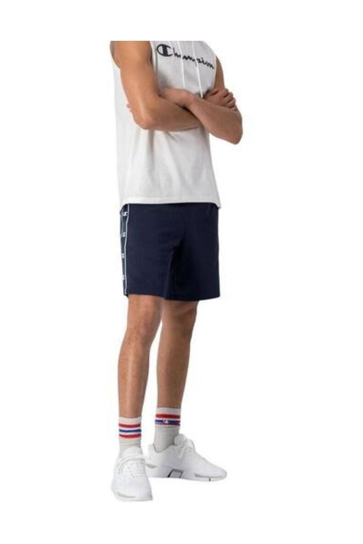 Champion-Jacquard paspel francia frottírral - rövidnadrág izzadság 2