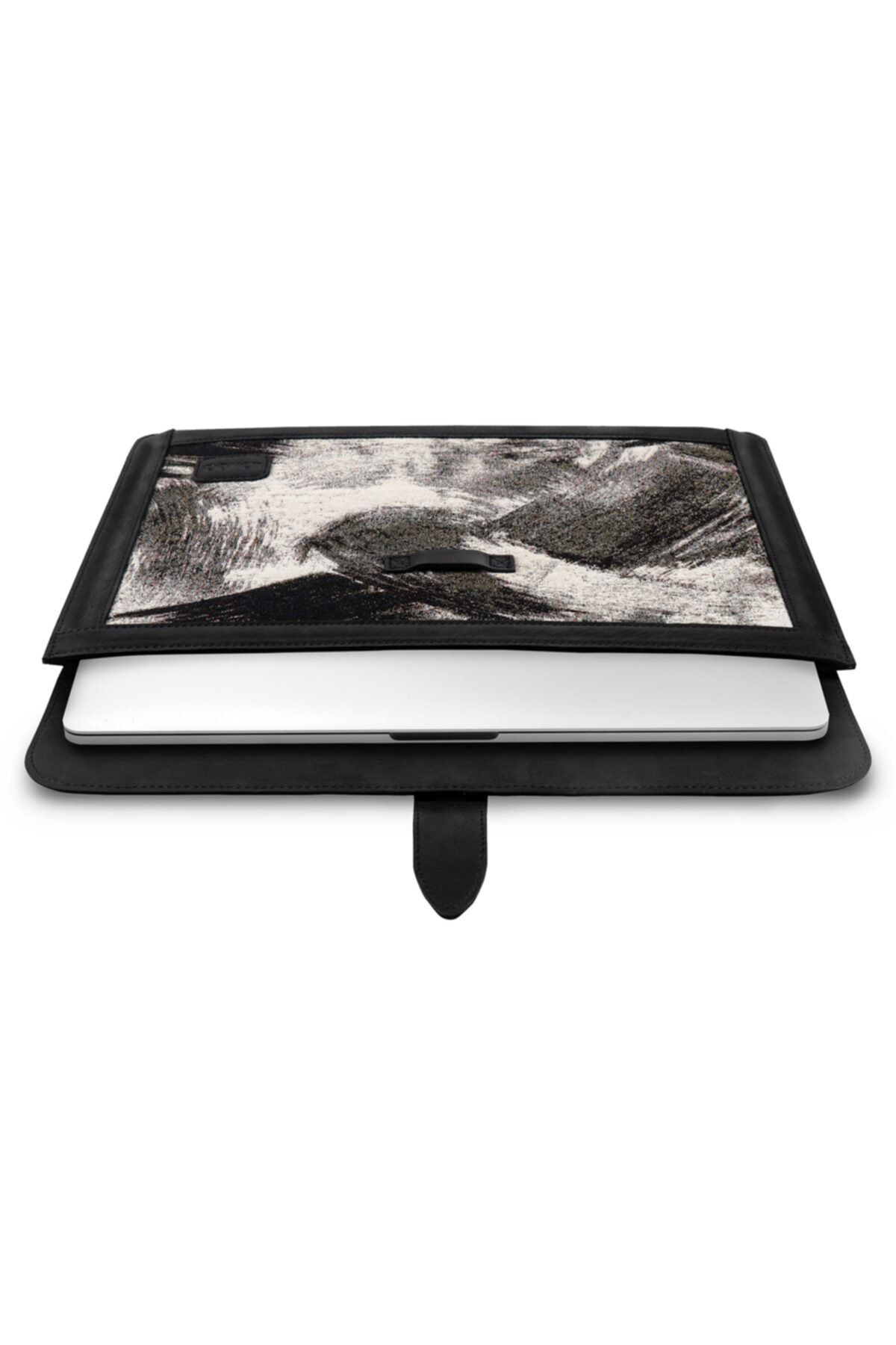 کیف نوت بوک مشکی سیاه چرمی واقعی چرم MacBook Pro و Air Cofore Laptop 13.3 13 INC LONDO