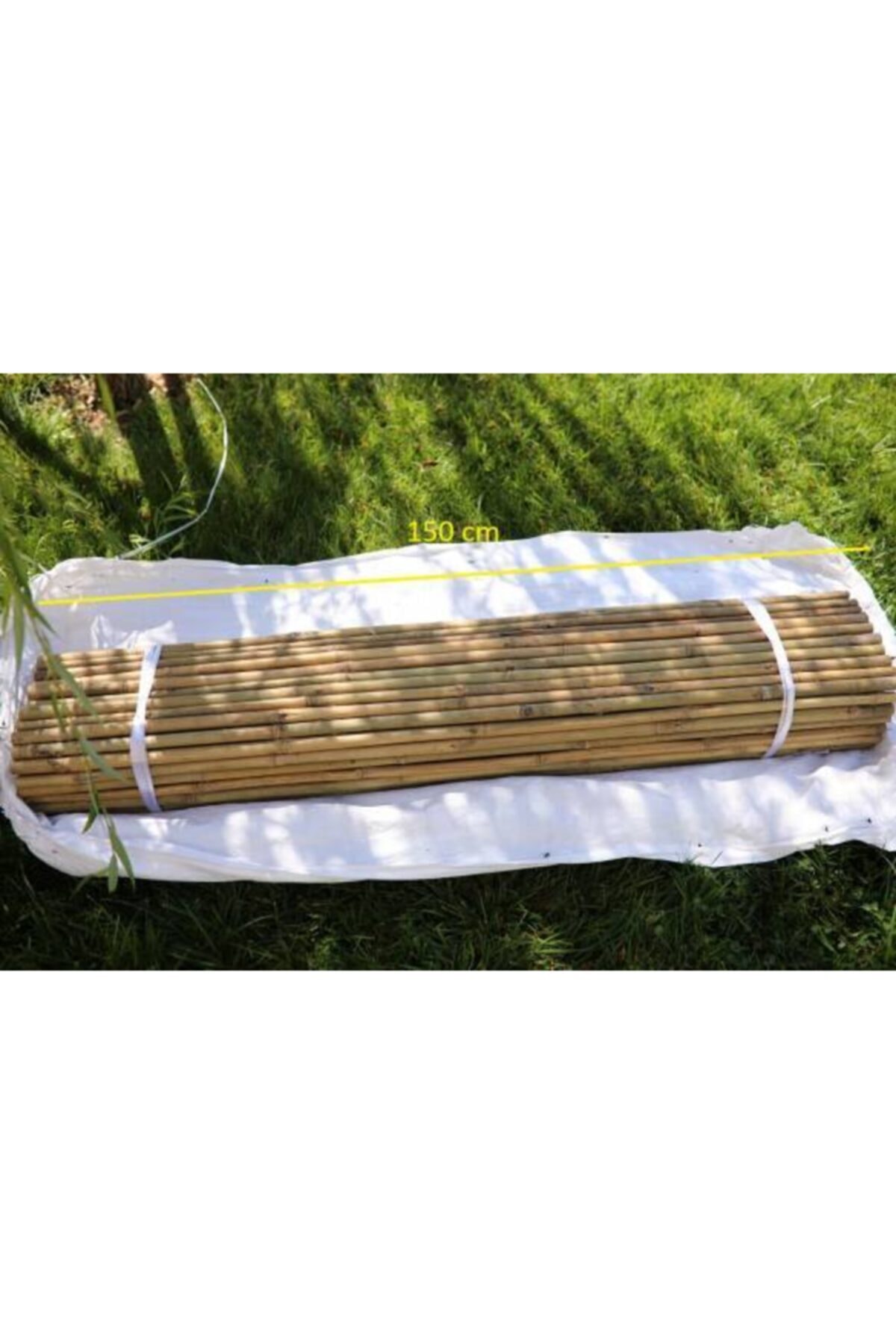 150 Cm X 200 Cm Gerçek Bambu Çit / Paravan 6