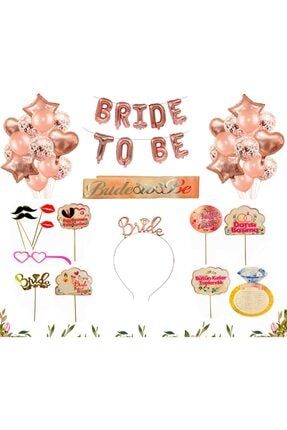Bride To Be Rose Gold Set Happydiamond-no:7a kkDiamond-no:7A