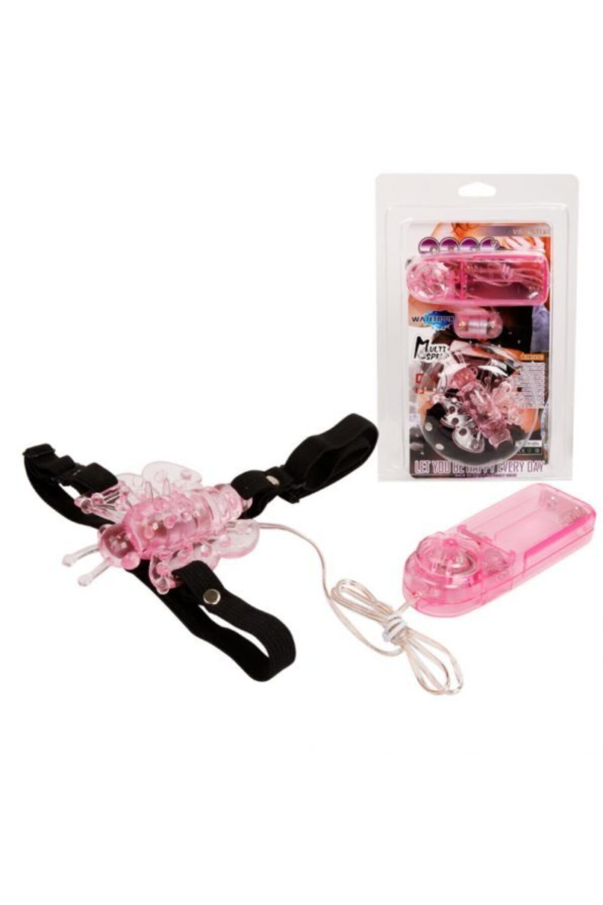 Bayan Klitoris Uyarıcı Klitoral Vajinal Orgazm Vibratörü Strap-on