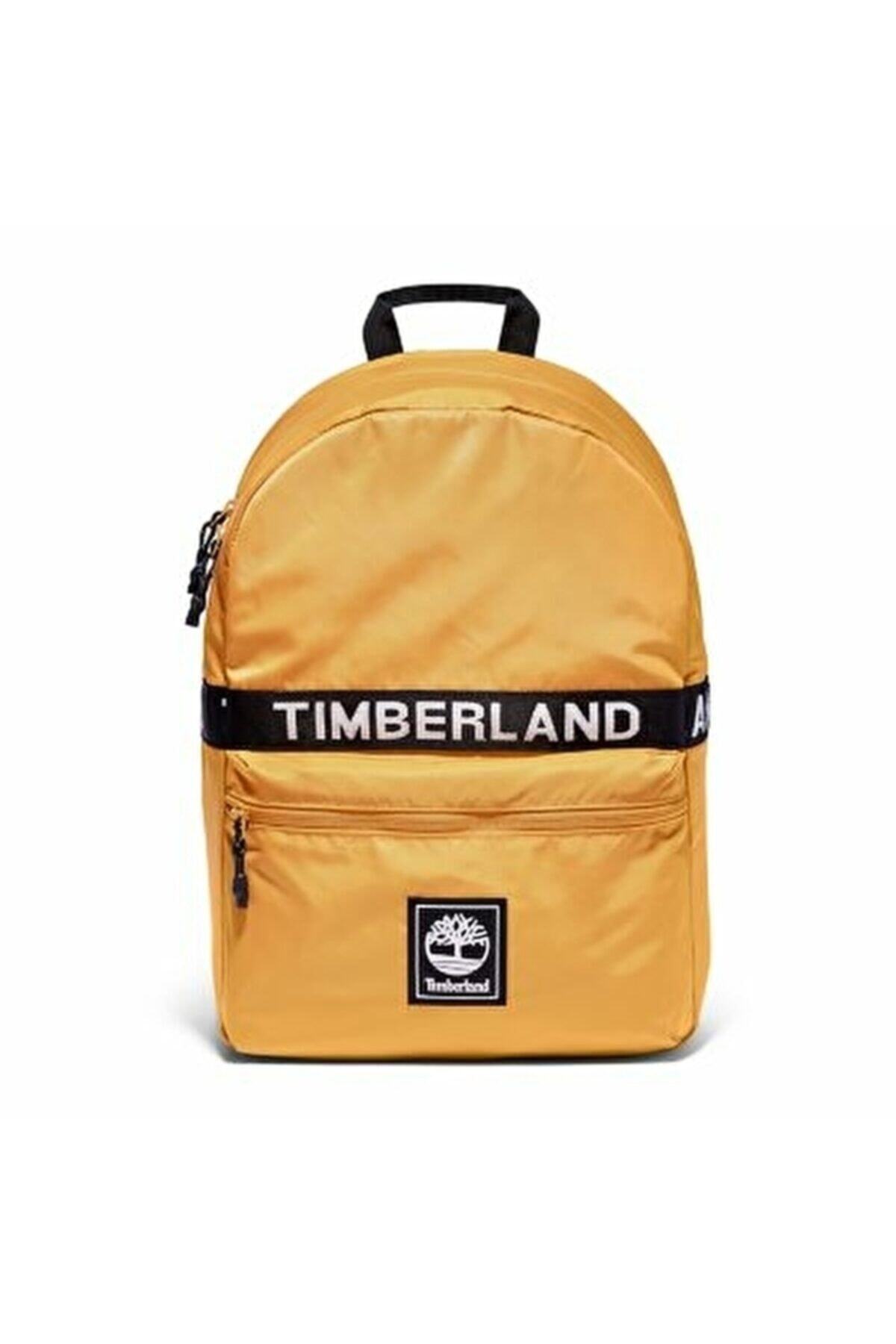 کیف کوله تیمبرلند خردلی بند پهن مشکی Timberland