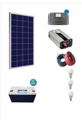 1000 Watt Güneş Enerjisi Sistemi(tv+aydınlatma+araç Buzdolabı) d-hera165