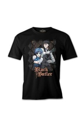 Black Butler - The Book Siyah Erkek Tshirt ÖS-514